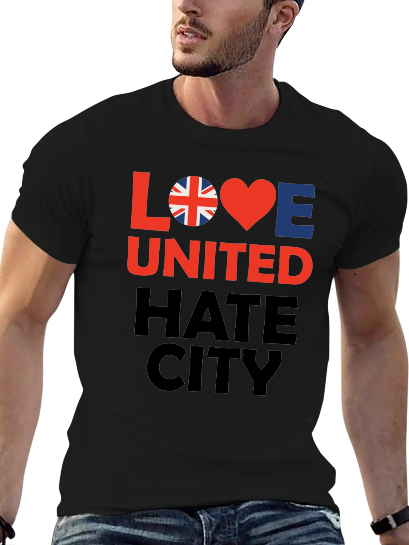 Love United Hate City Graphic T-Shirt