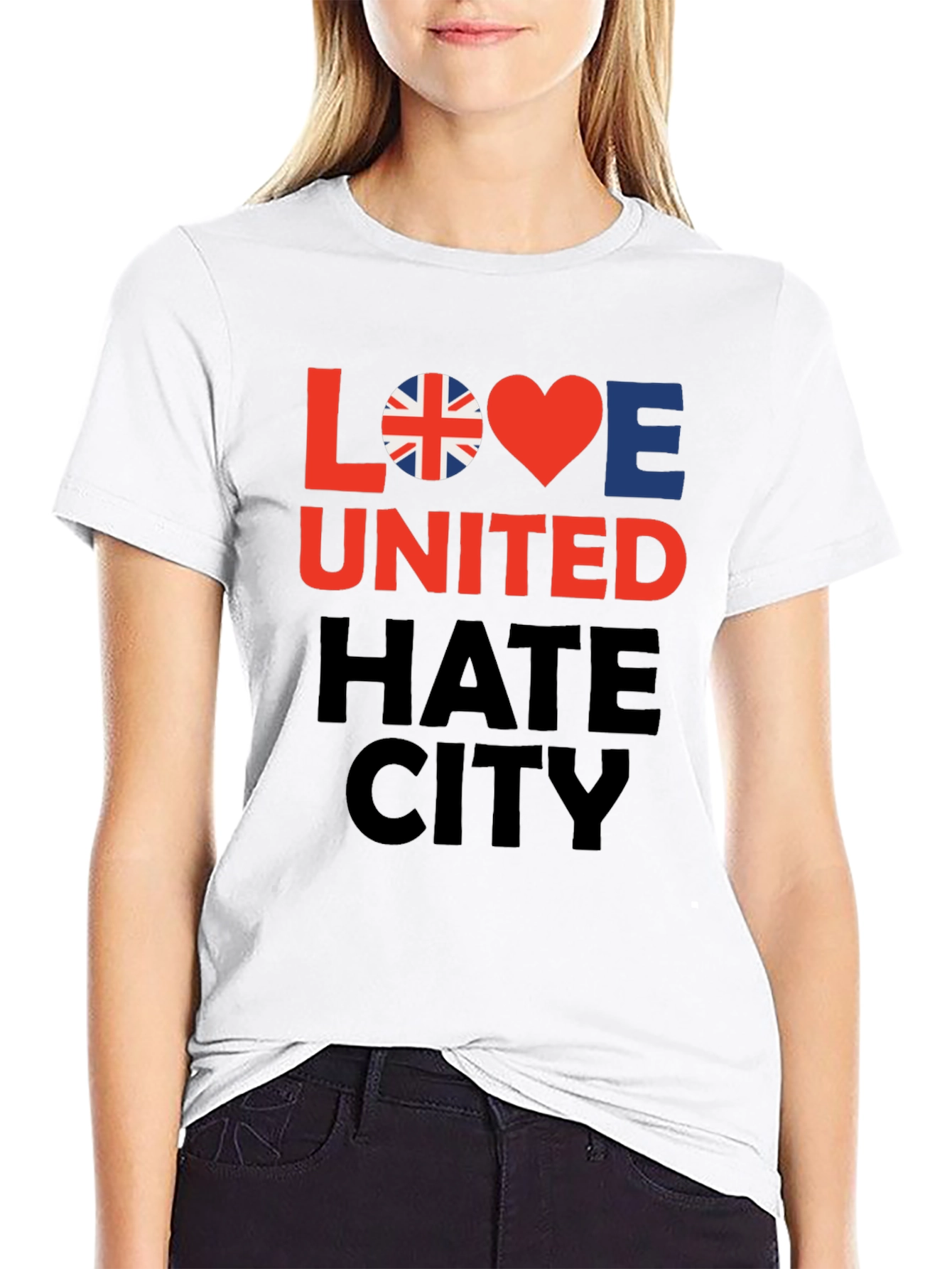 Love United Hate City Graphic T-Shirt