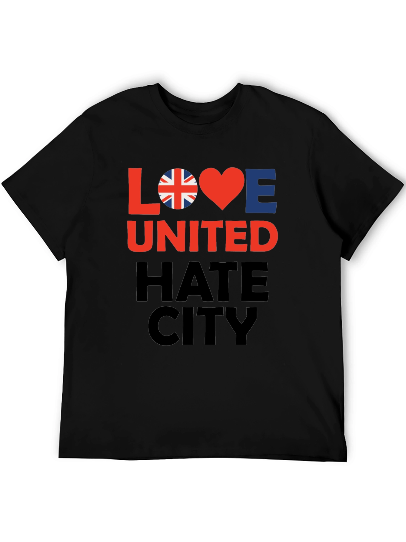 Love United Hate City Graphic T-Shirt