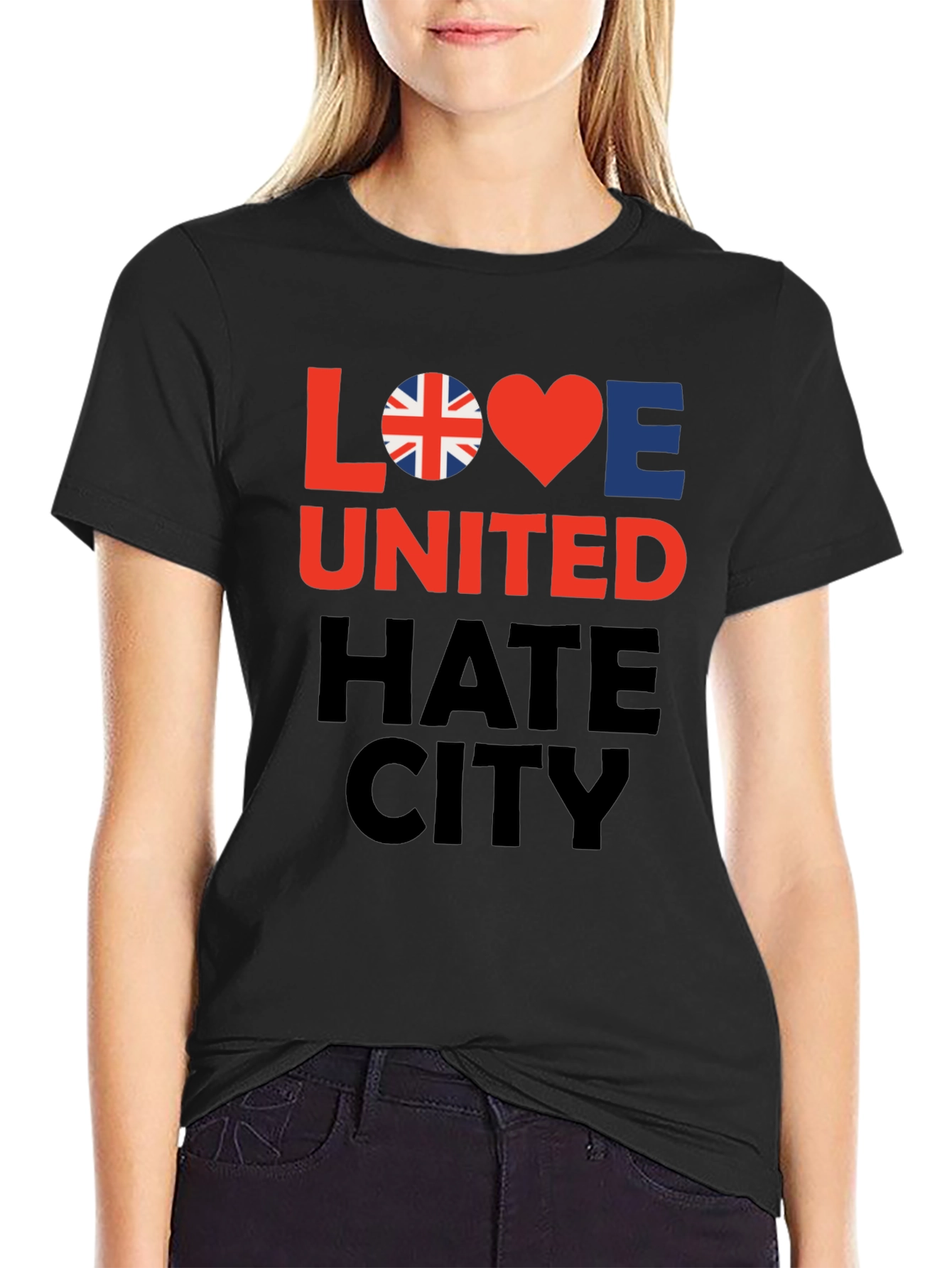 Love United Hate City Graphic T-Shirt