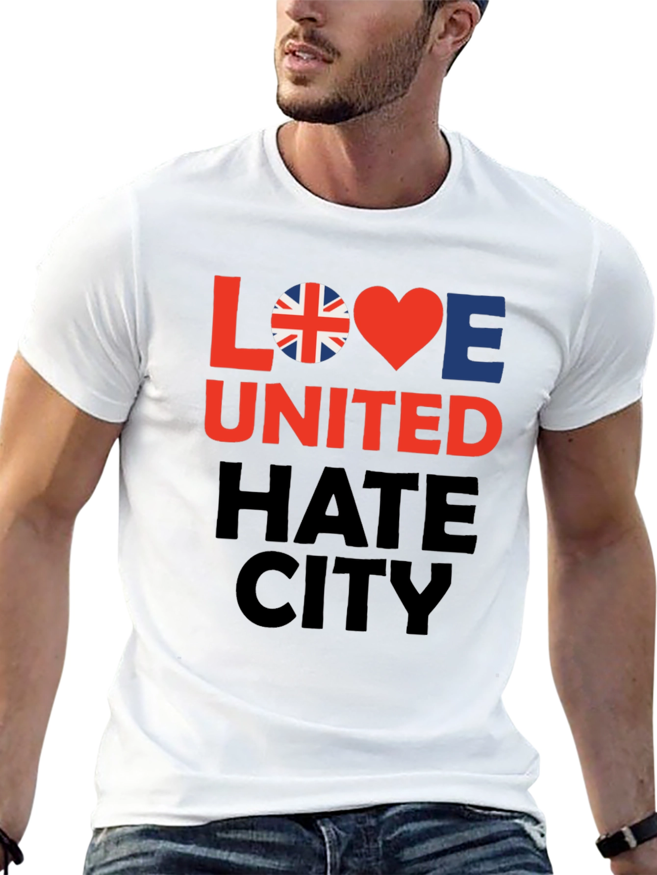 Love United Hate City Graphic T-Shirt