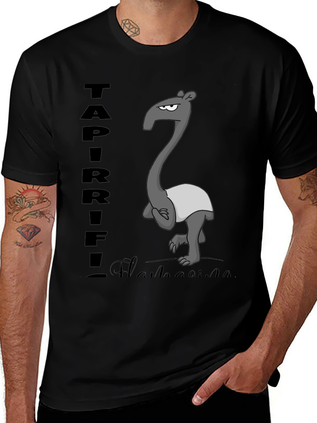 Tapir T-Shirt - Funny Cartoon Animal Tee