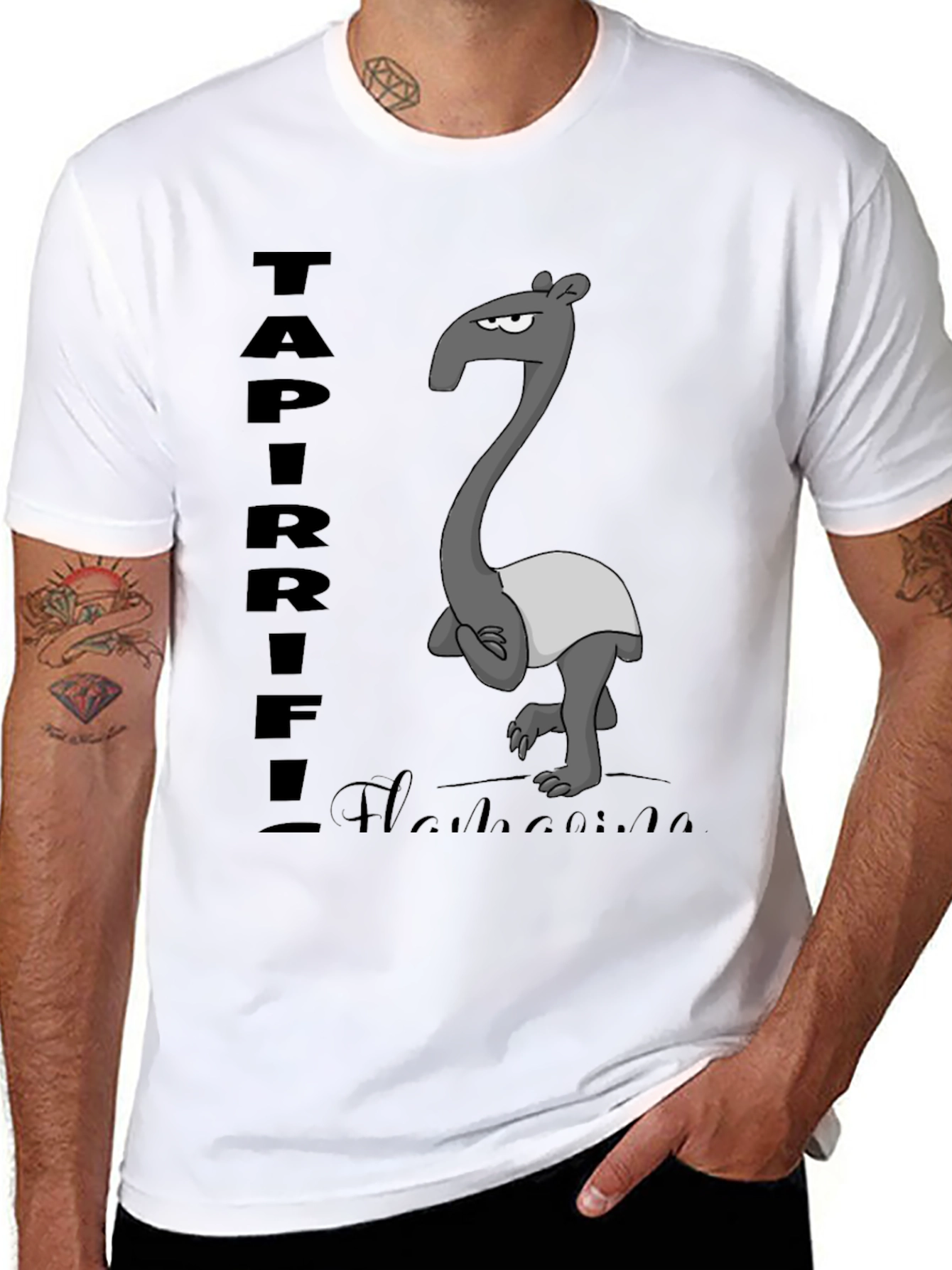 Tapir T-Shirt - Funny Cartoon Animal Tee