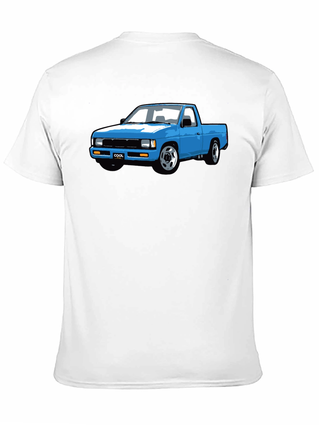 Blue Truck Graphic Tee - Cool Car Shirt