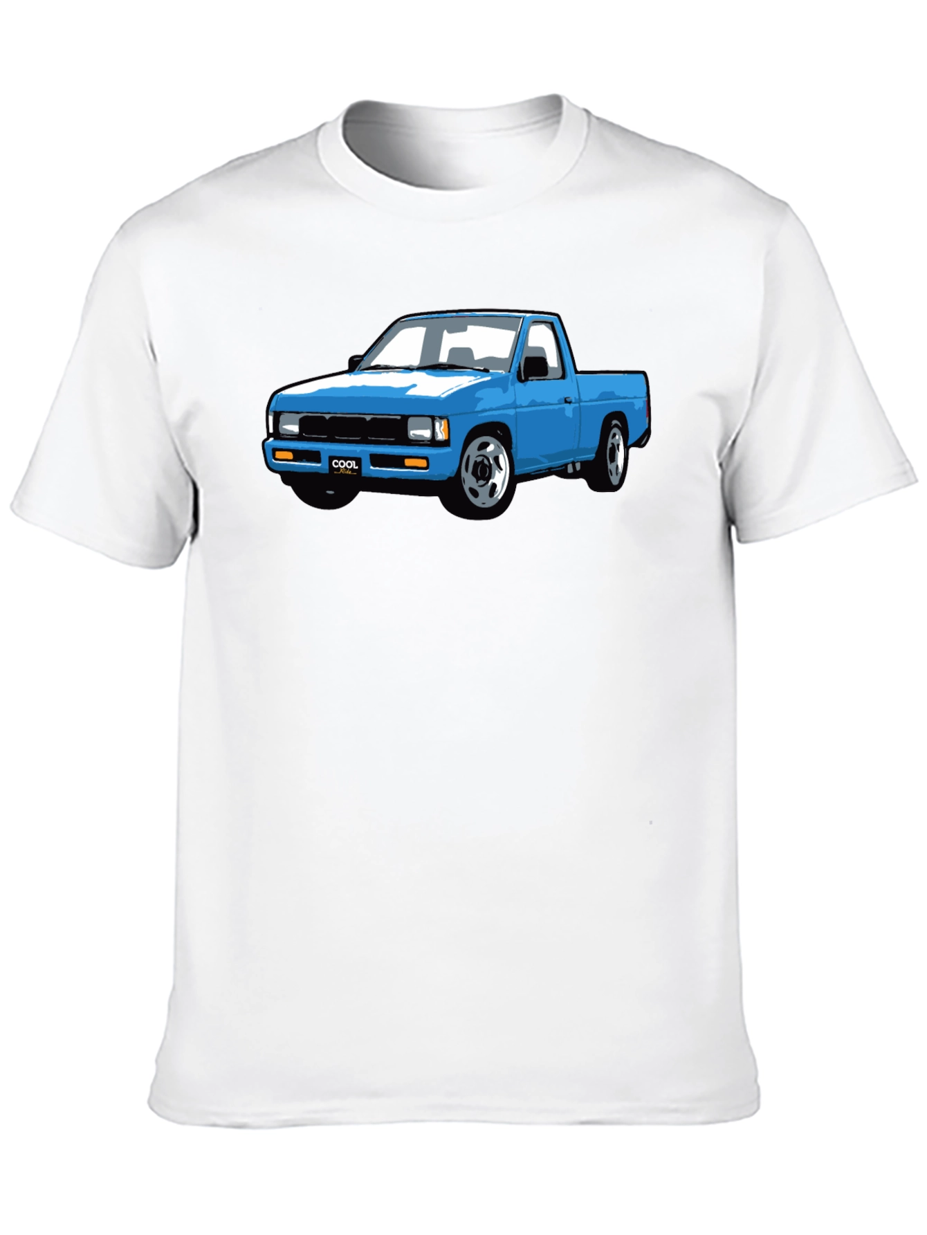 Blue Truck Graphic Tee - Cool Car Shirt