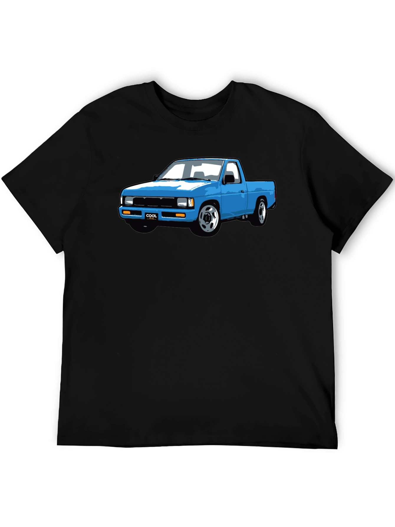 Blue Truck Graphic Tee - Cool Car Shirt