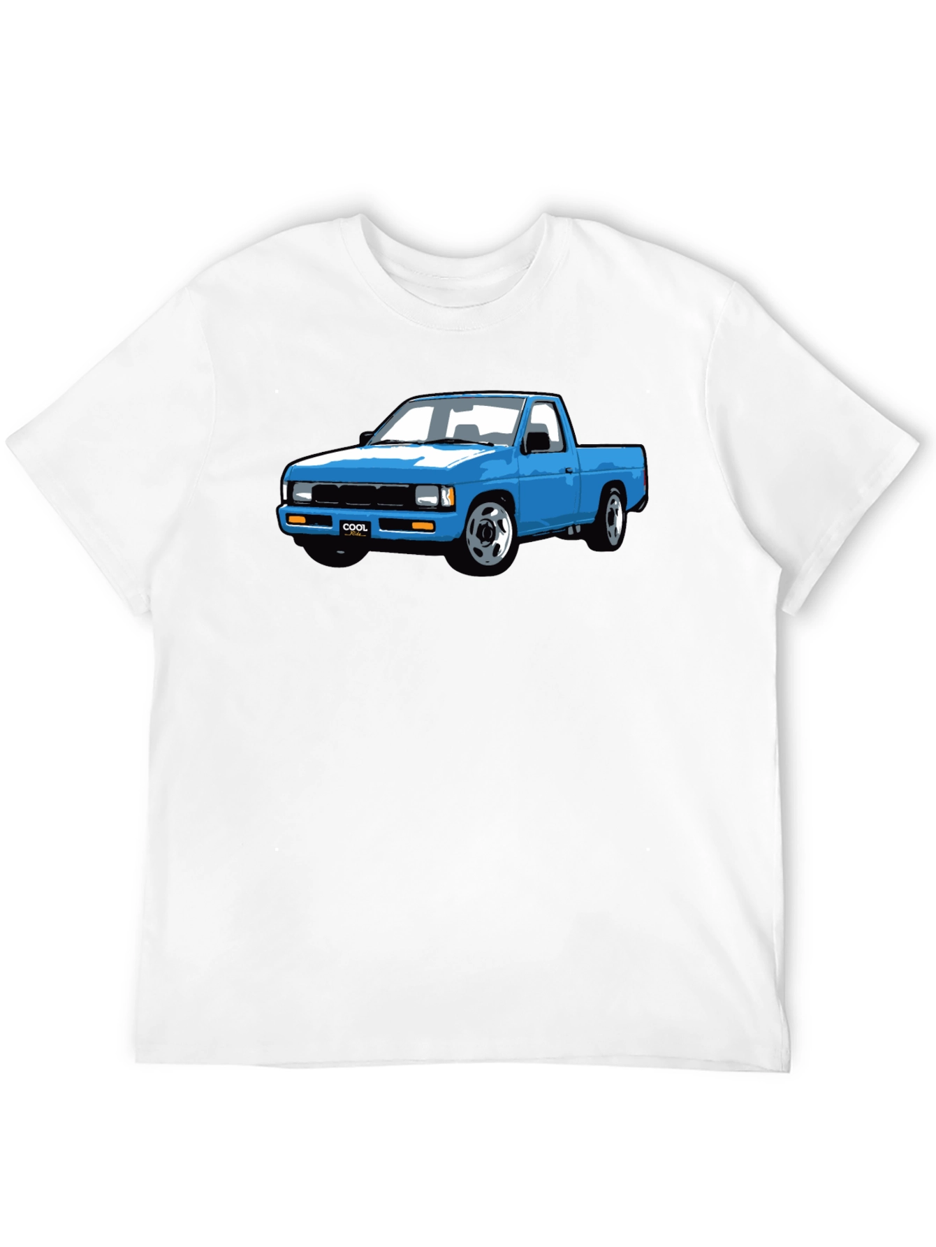 Blue Truck Graphic Tee - Cool Car Shirt