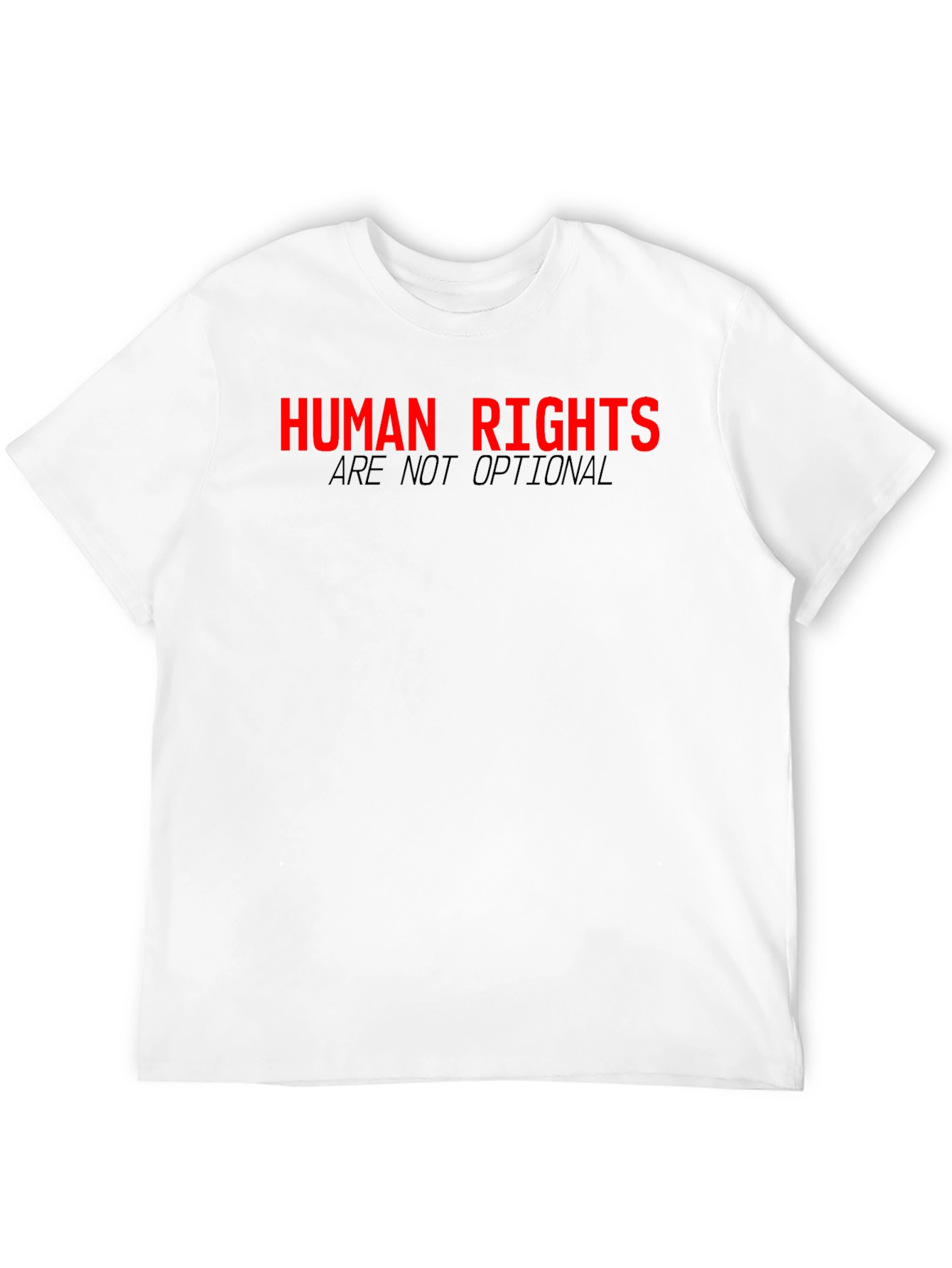 Human Rights Activist Black T-Shirt