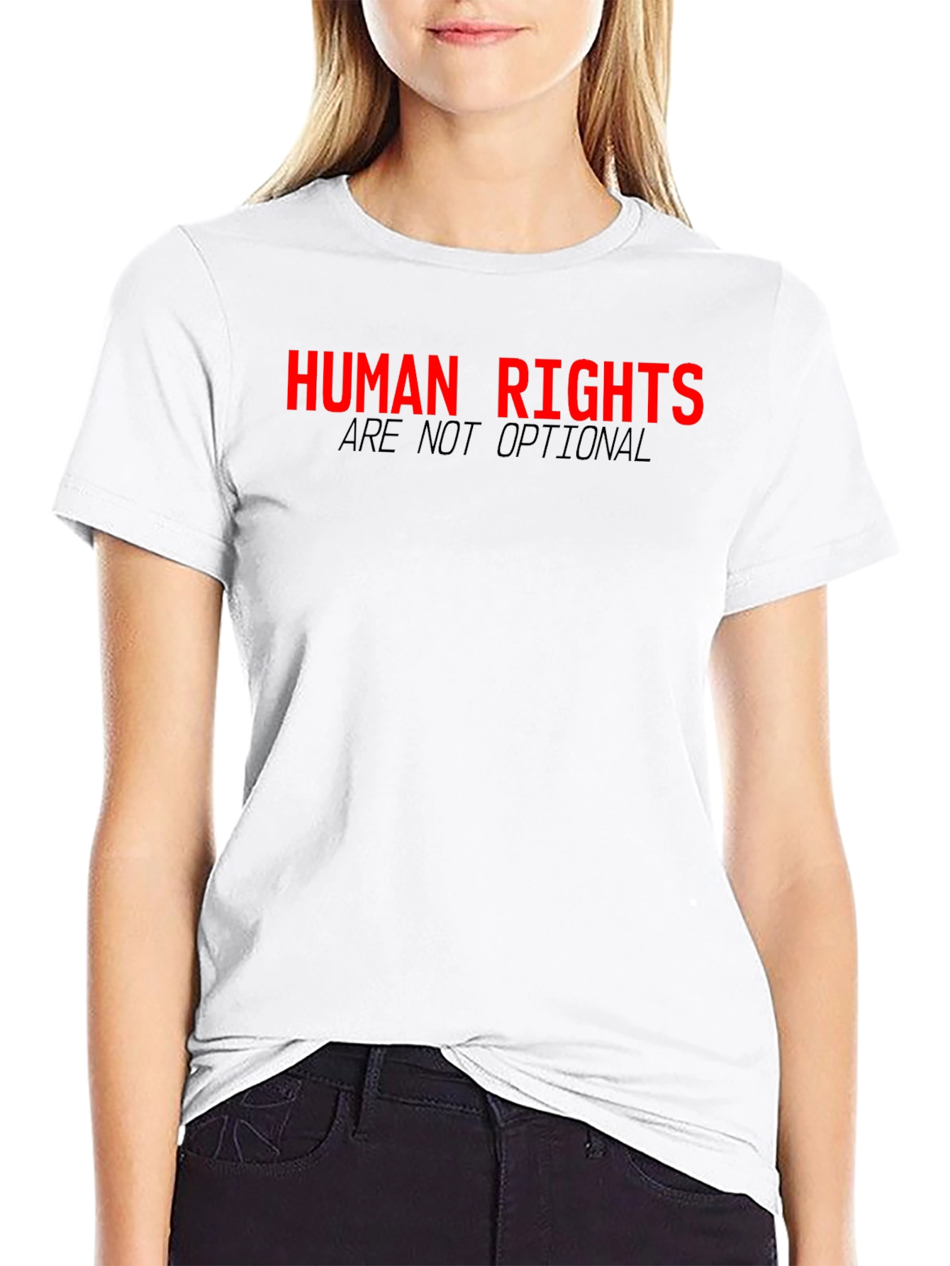Human Rights Activist Black T-Shirt
