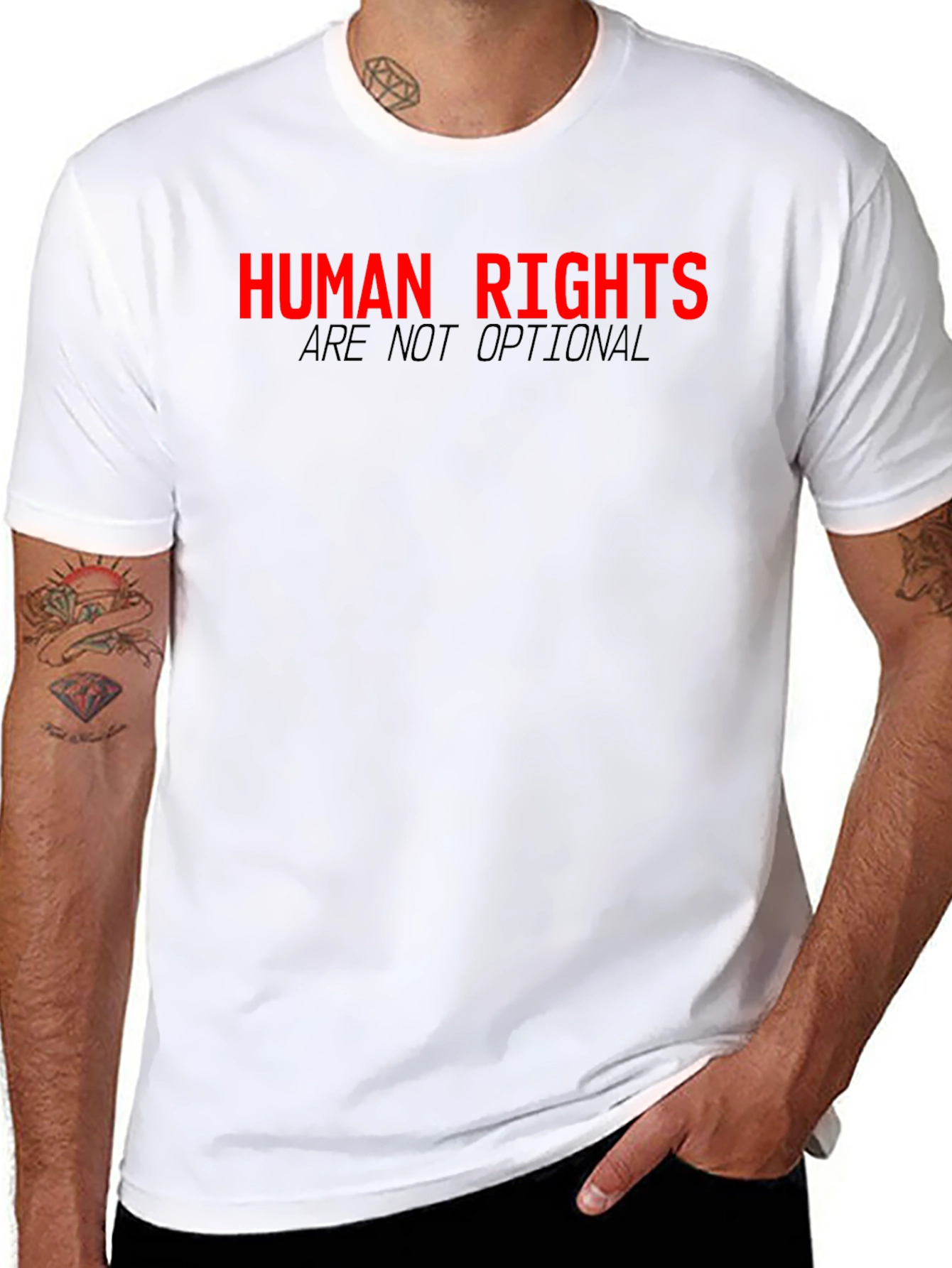 Human Rights Activist Black T-Shirt