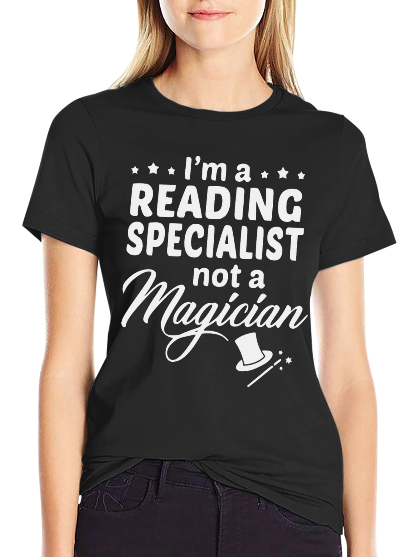 Reading Specialist T-Shirt Not a Magician