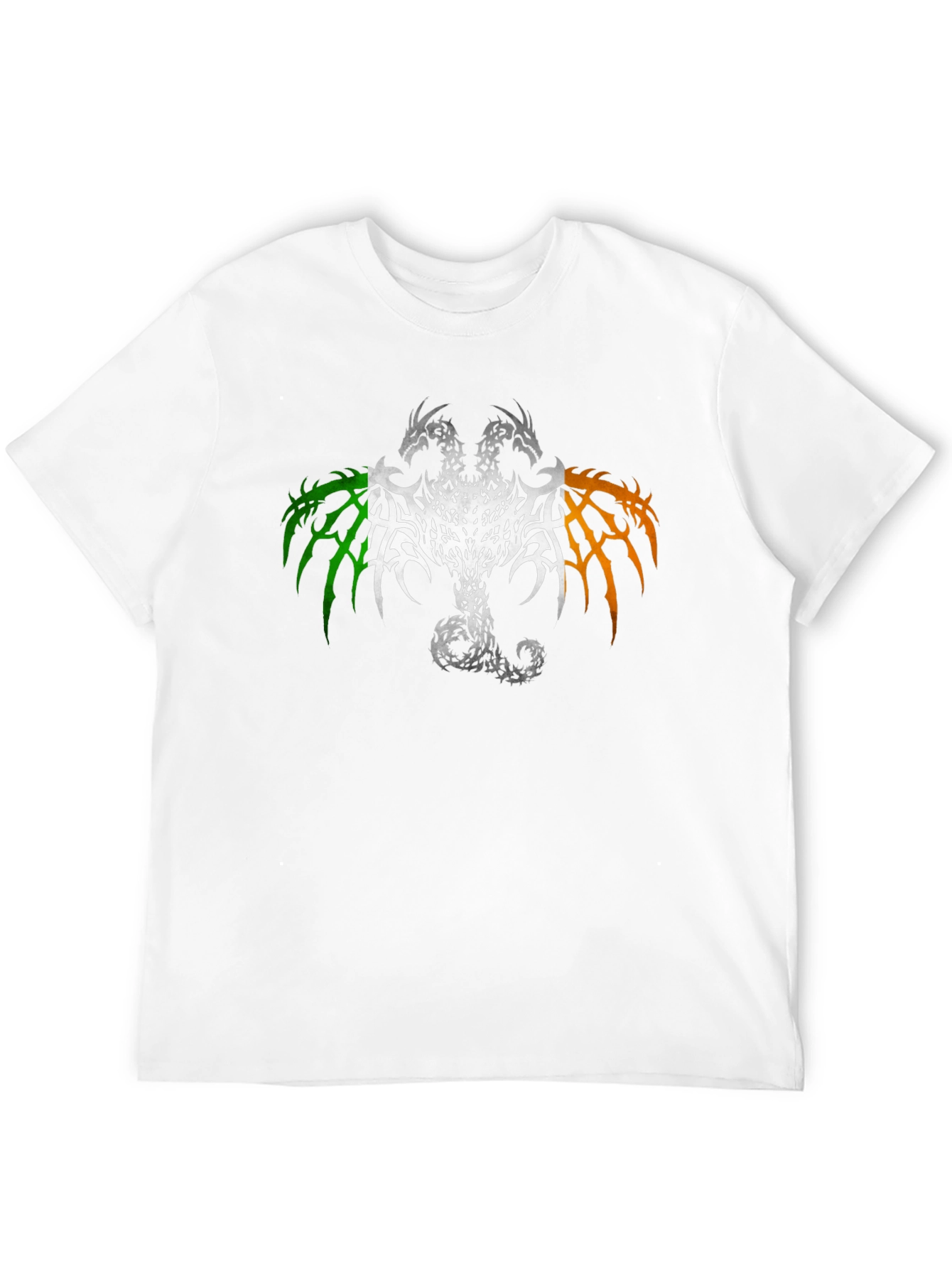 Irish Dragon Flag Graphic T-Shirt - Black