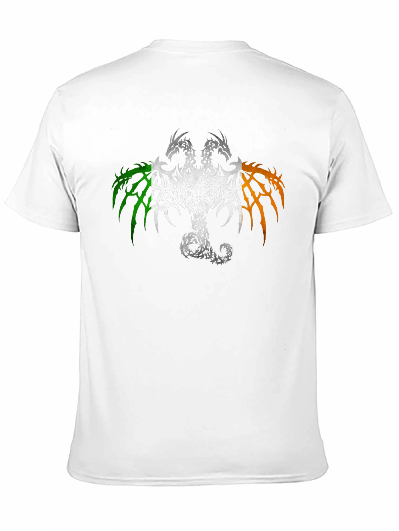 Irish Dragon Flag Graphic T-Shirt - Black