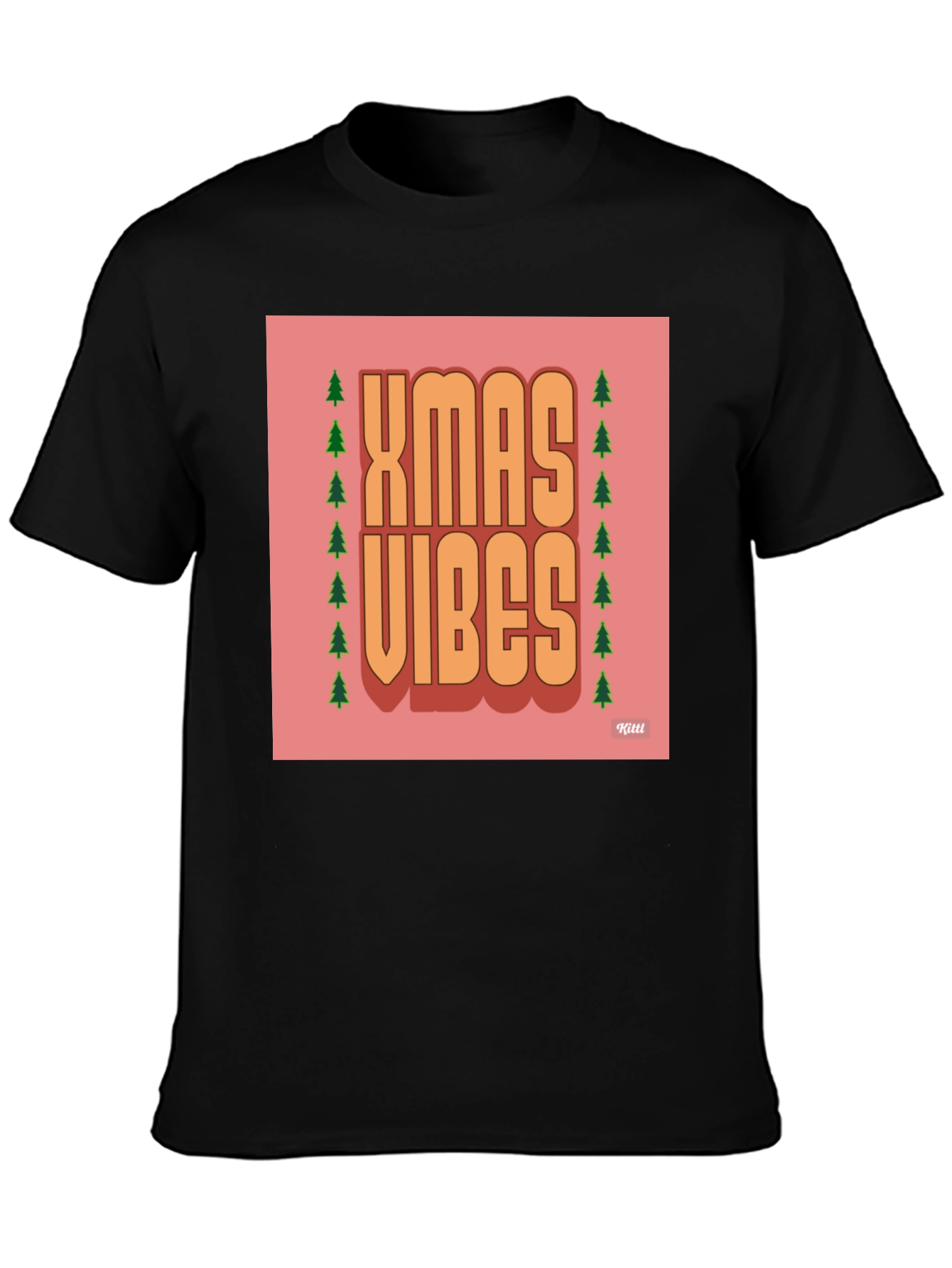 Xmas Vibes Graphic Tee - Holiday Season