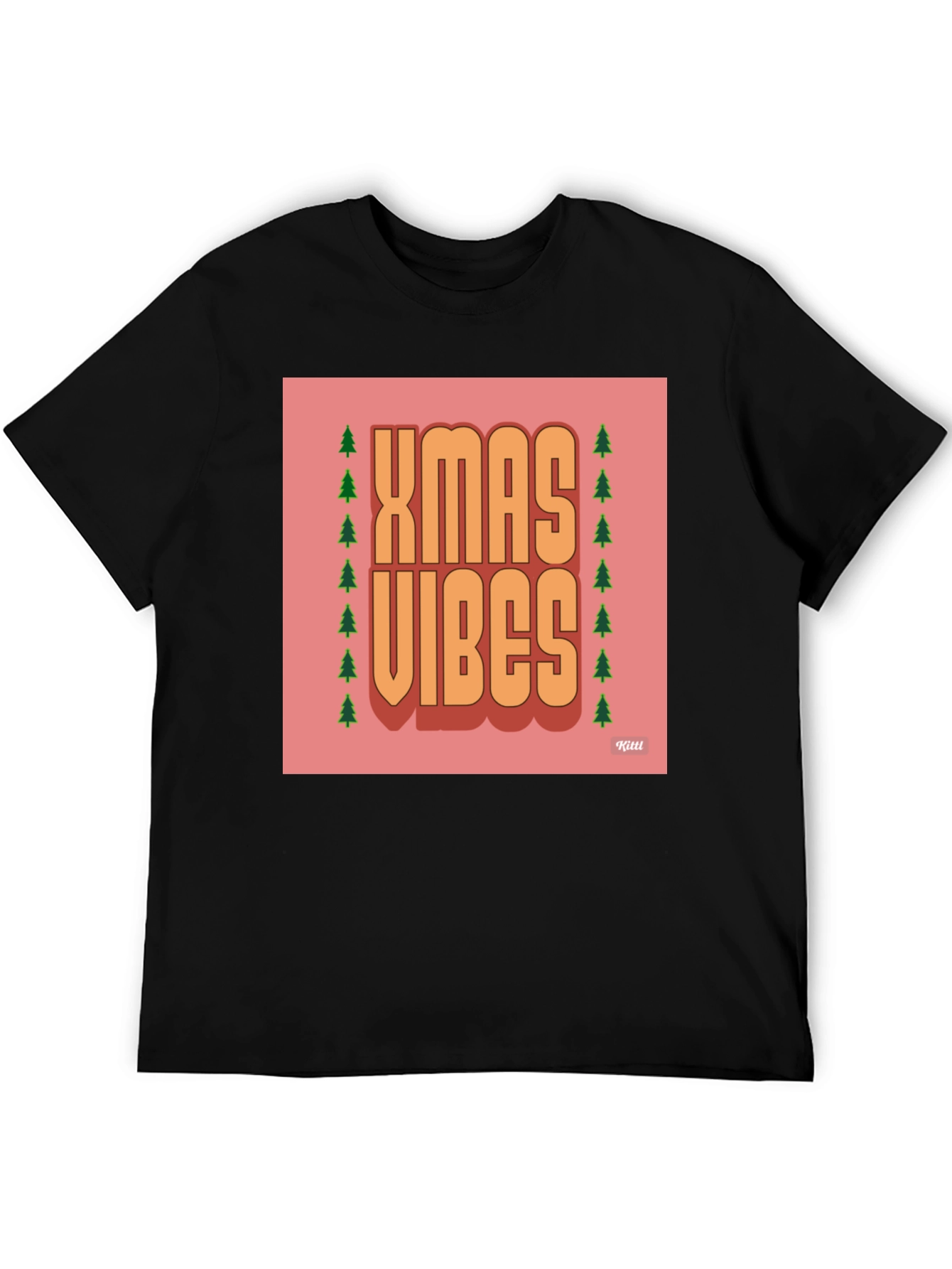 Xmas Vibes Graphic Tee - Holiday Season
