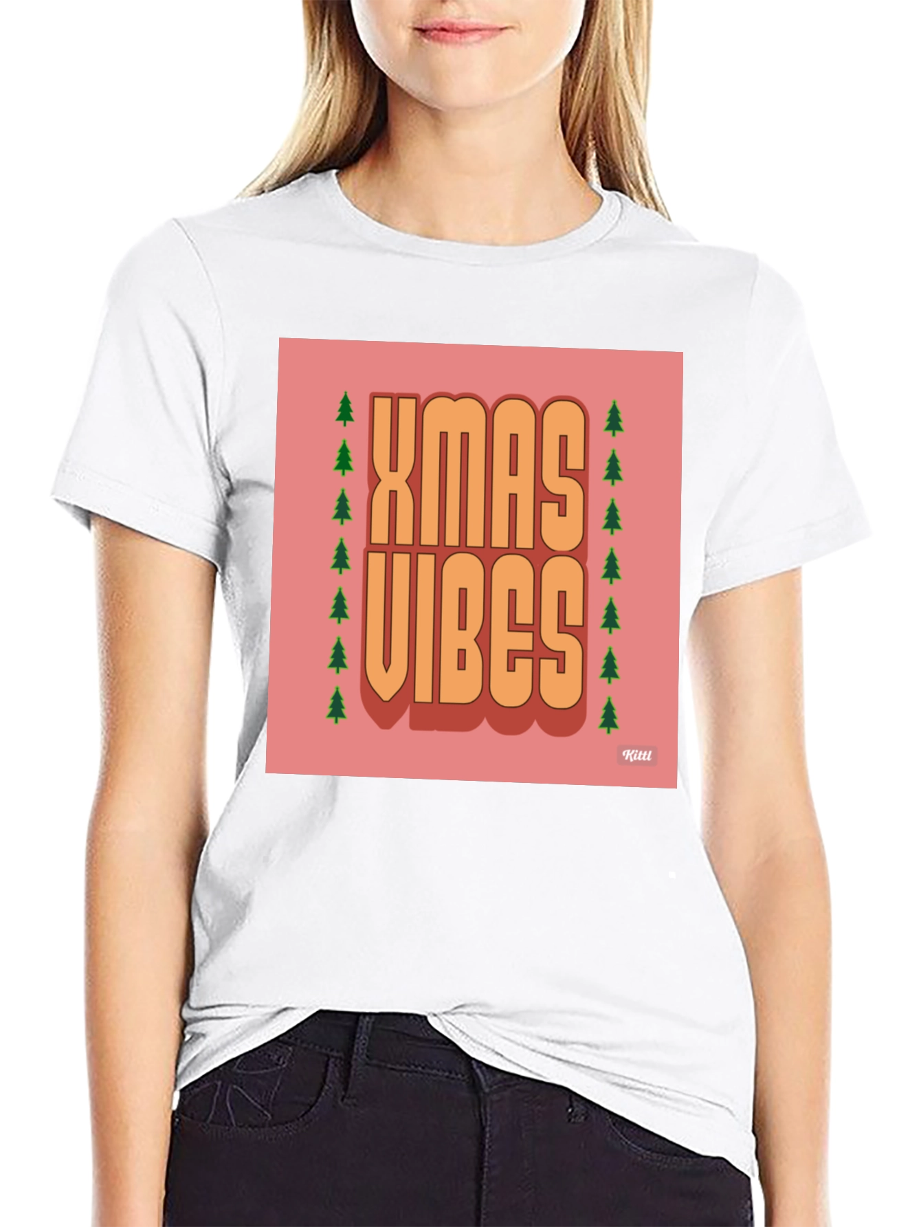 Xmas Vibes Graphic Tee - Holiday Season