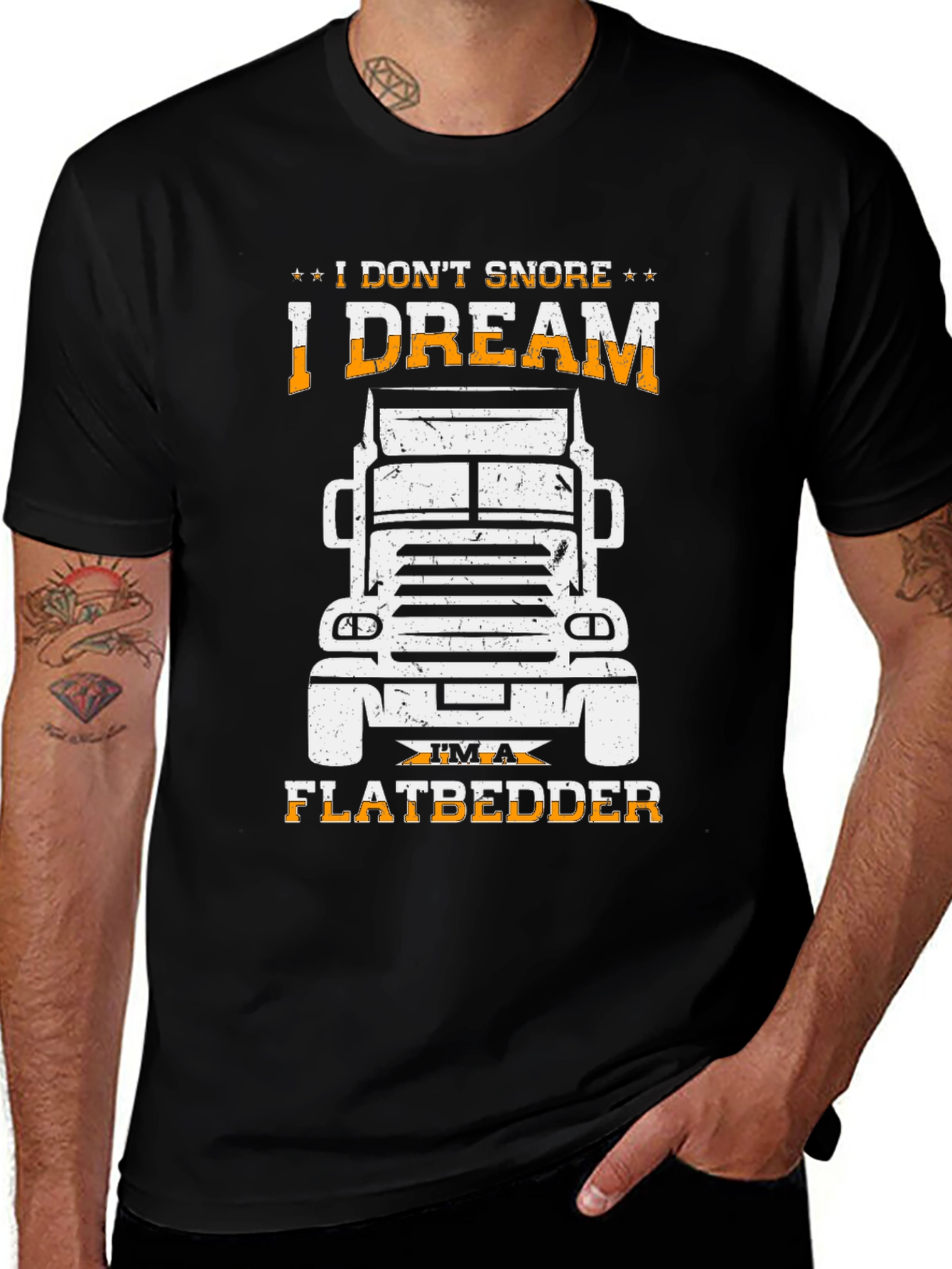 I Dream Im A Flatbedder Trucker T-Shirt