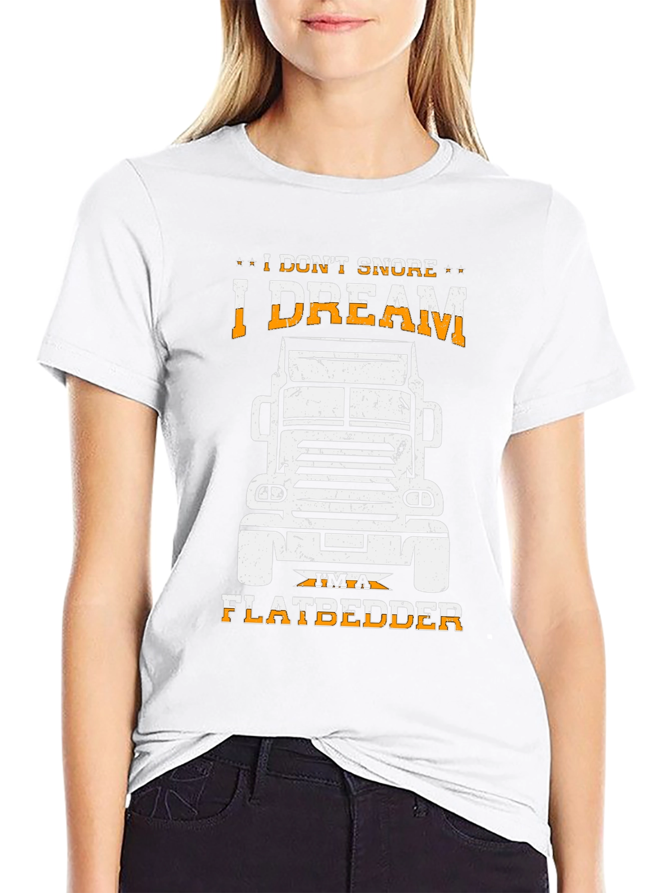 I Dream Im A Flatbedder Trucker T-Shirt