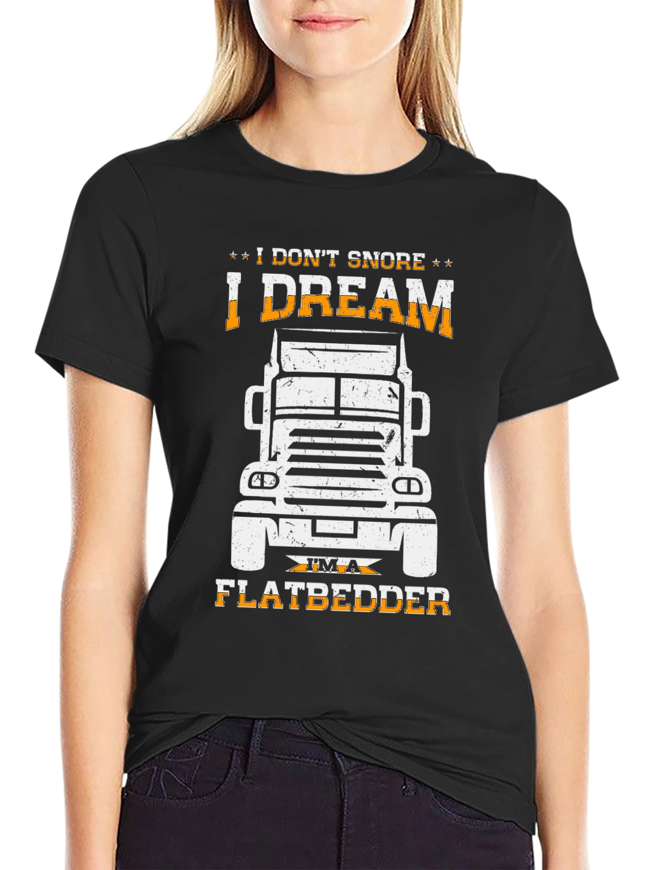 I Dream Im A Flatbedder Trucker T-Shirt