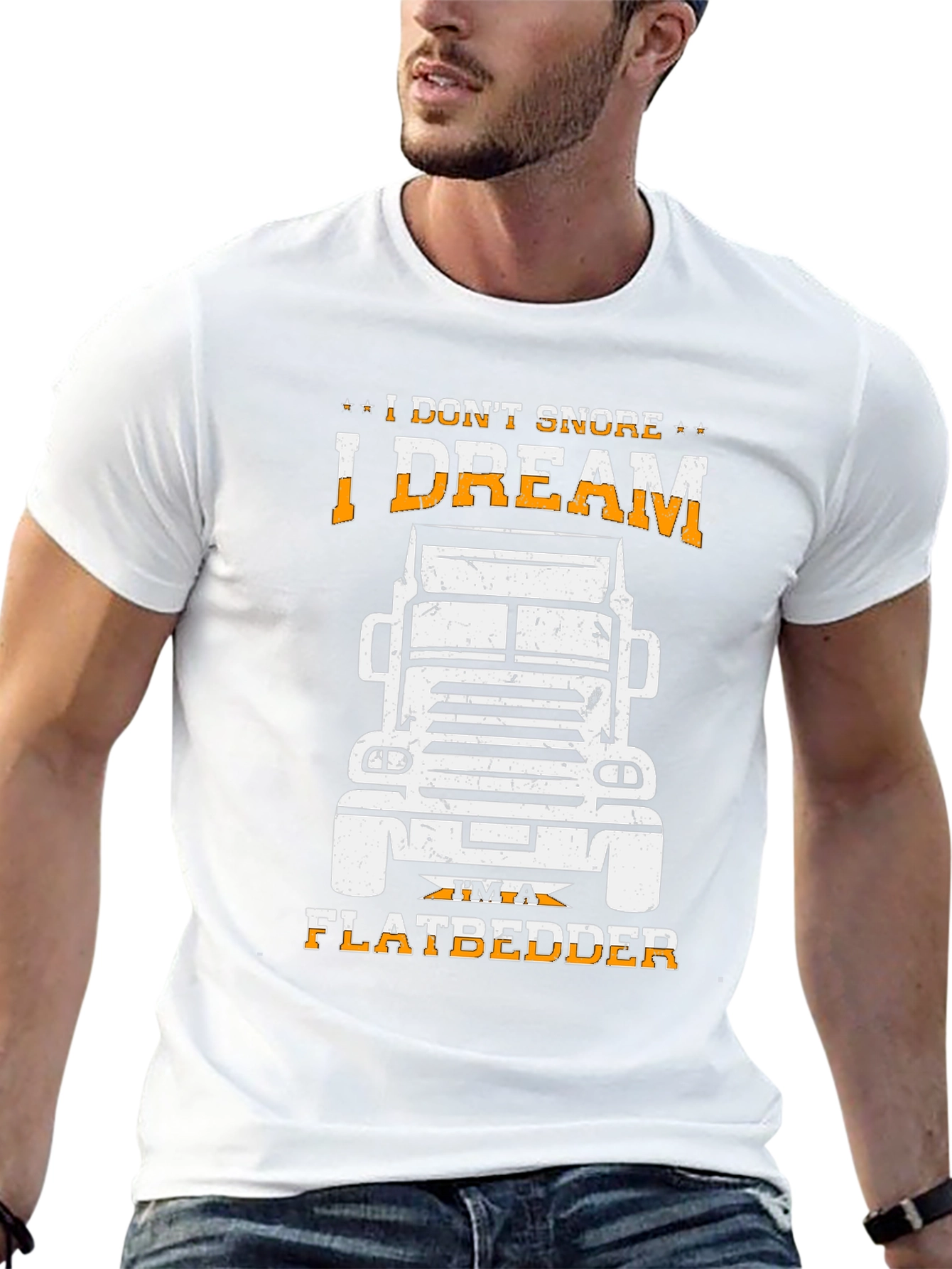 I Dream Im A Flatbedder Trucker T-Shirt