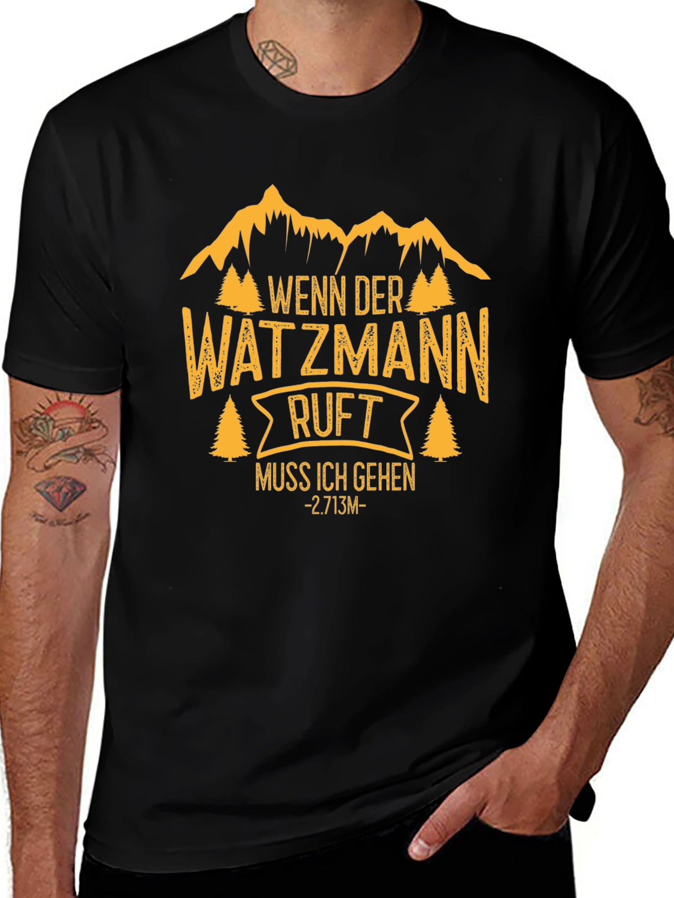 Watzmann Ruf T-Shirt - Mountain Adventure Tee