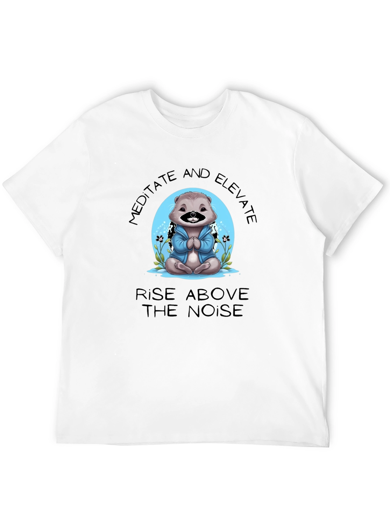 Meditate & Elevate Otter Graphic Tee