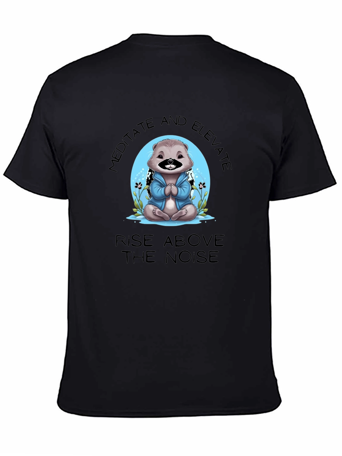 Meditate & Elevate Otter Graphic Tee