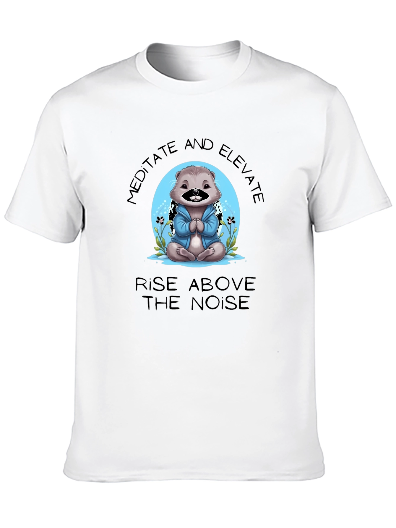 Meditate & Elevate Otter Graphic Tee