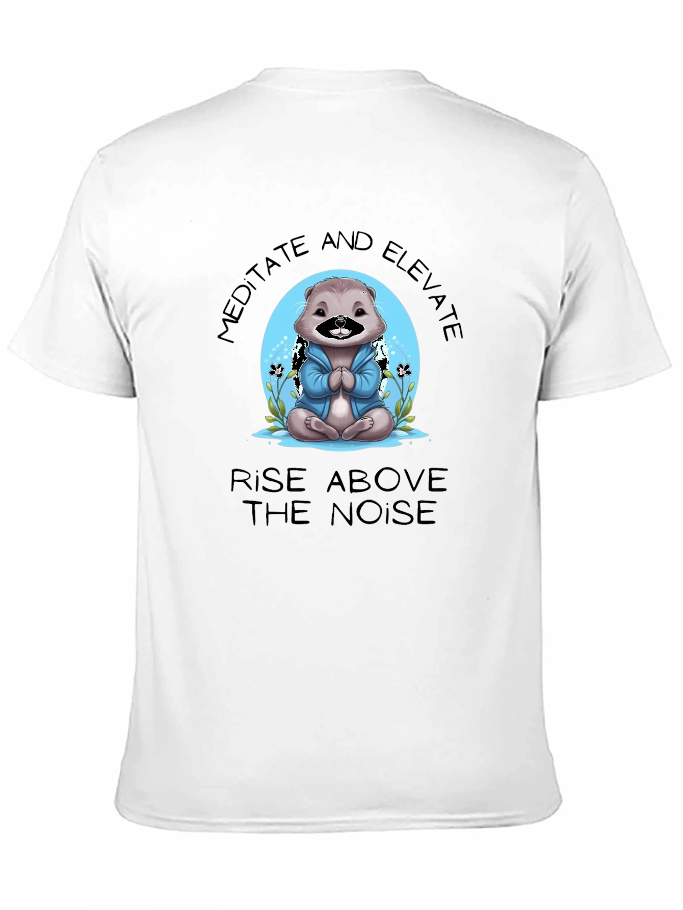 Meditate & Elevate Otter Graphic Tee