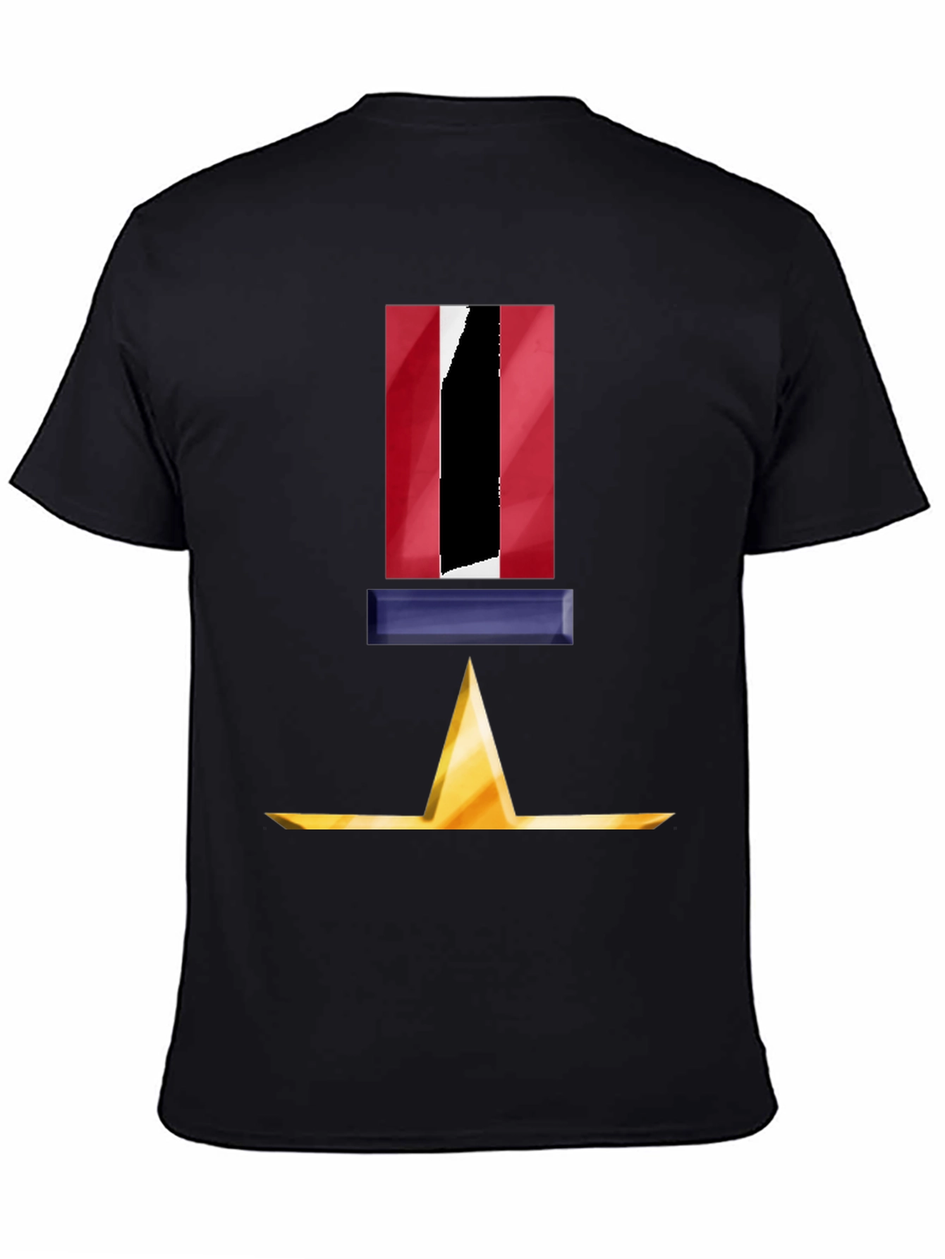 Retro Star T-Shirt - Black Graphic Tee