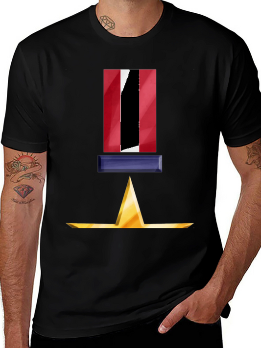 Retro Star T-Shirt - Black Graphic Tee