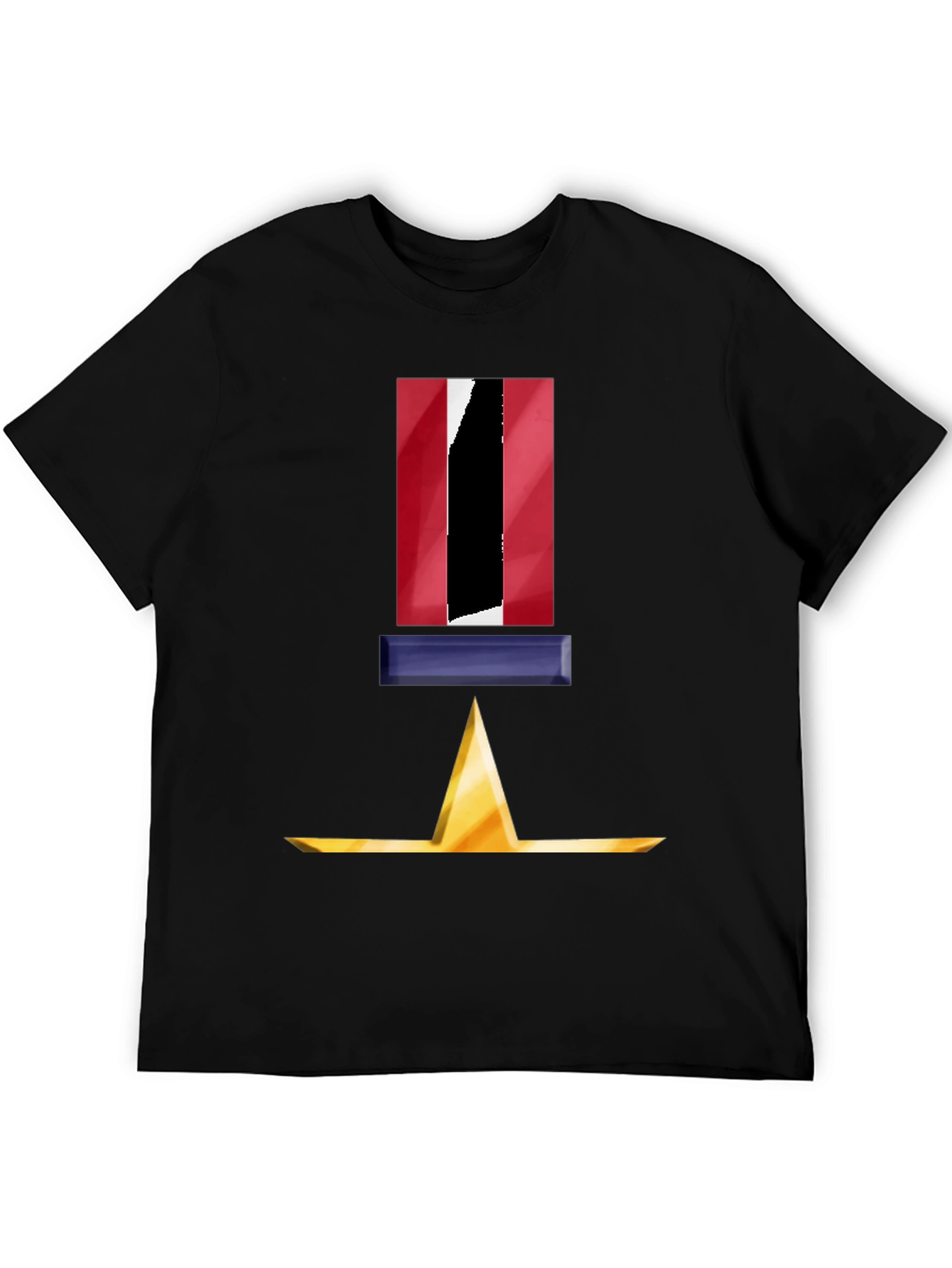 Retro Star T-Shirt - Black Graphic Tee