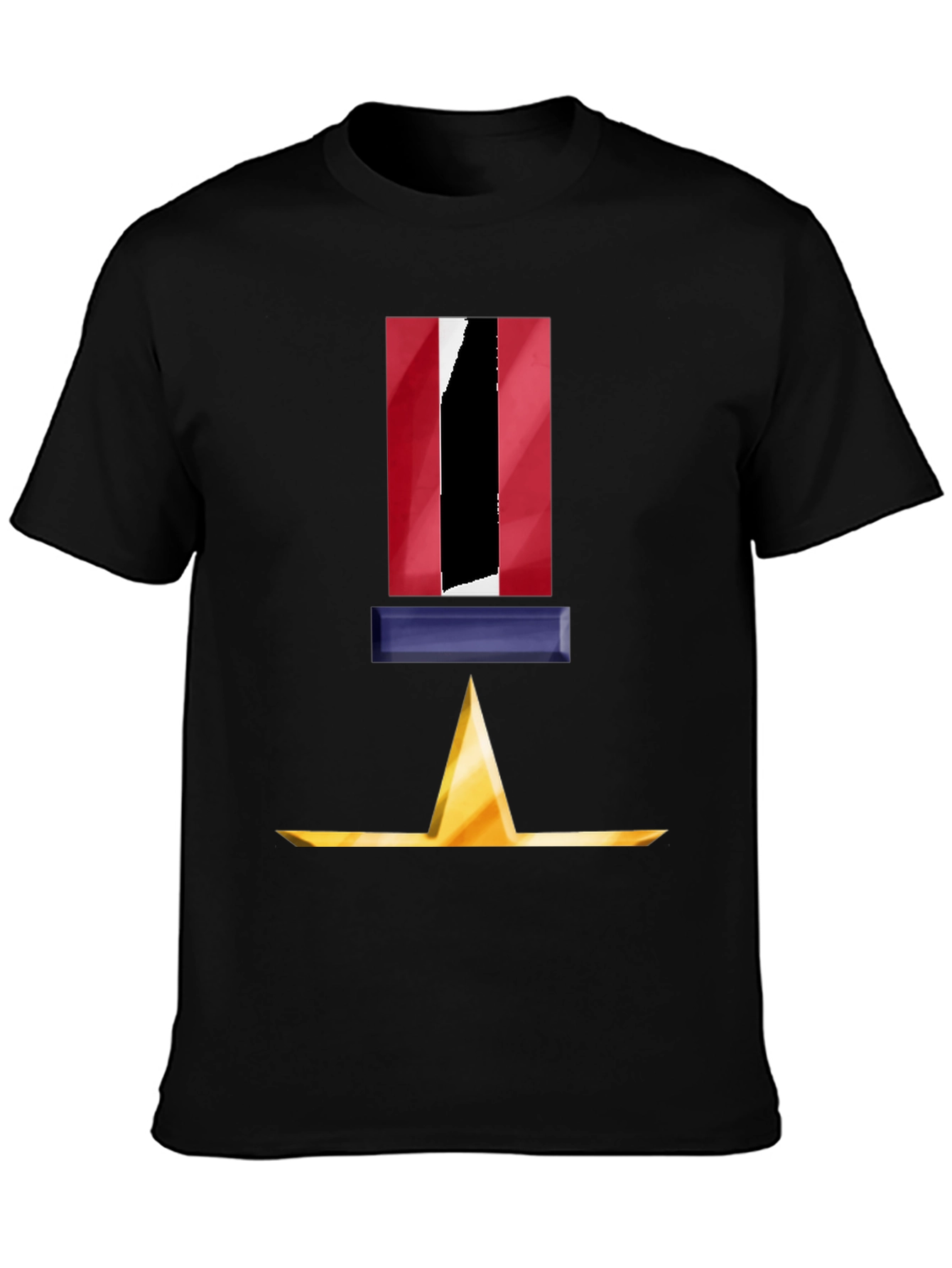 Retro Star T-Shirt - Black Graphic Tee