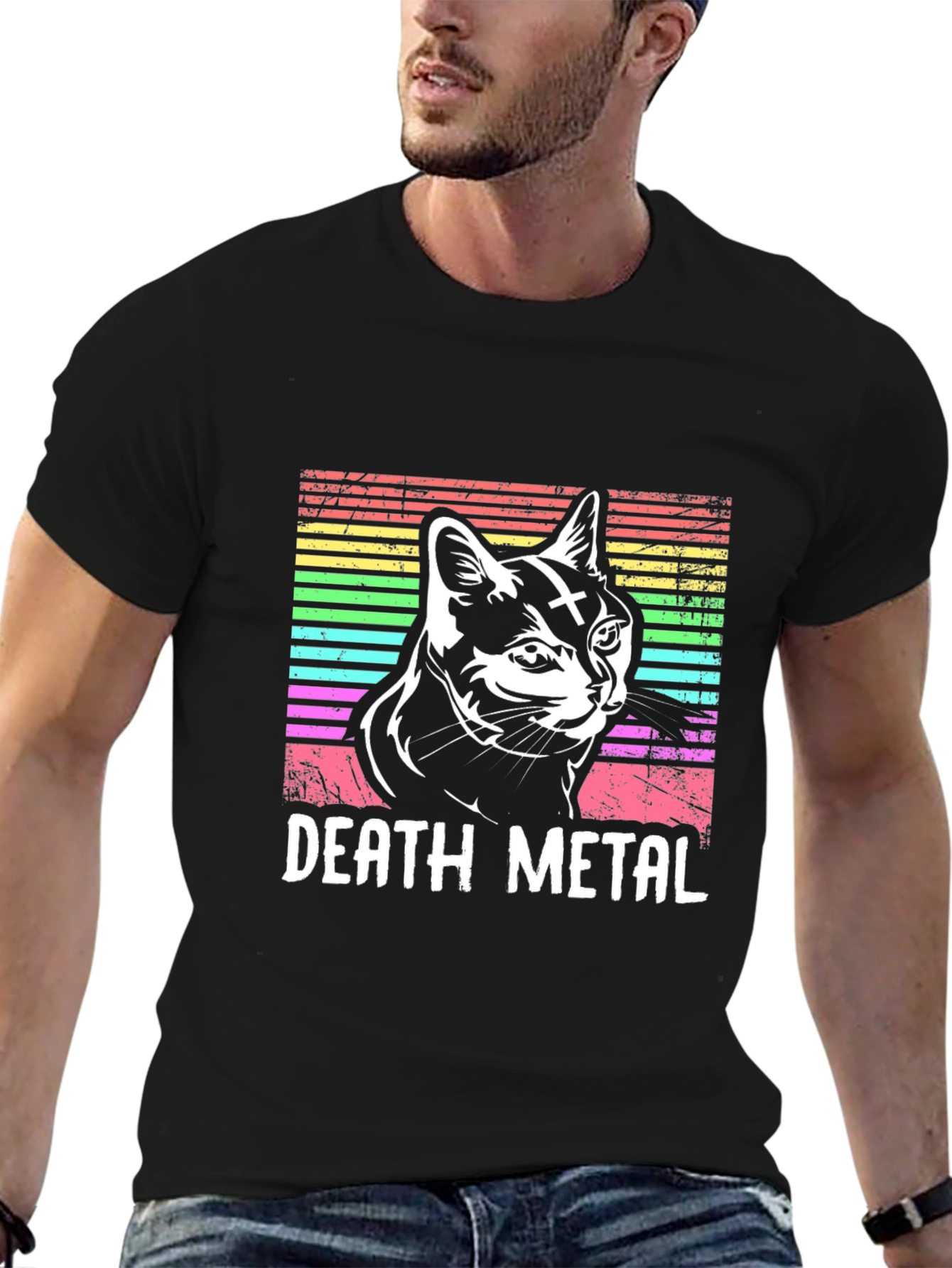 Death Metal Cat T-Shirt