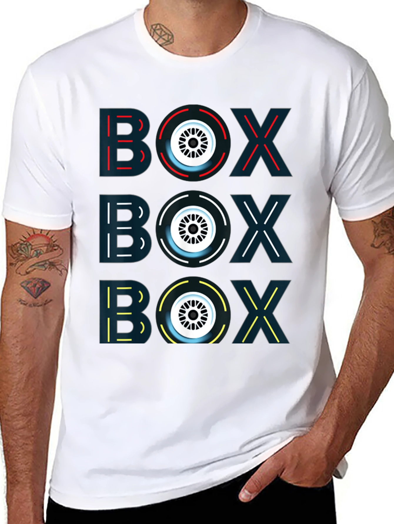 Box Racing T-Shirt - Graphic Print