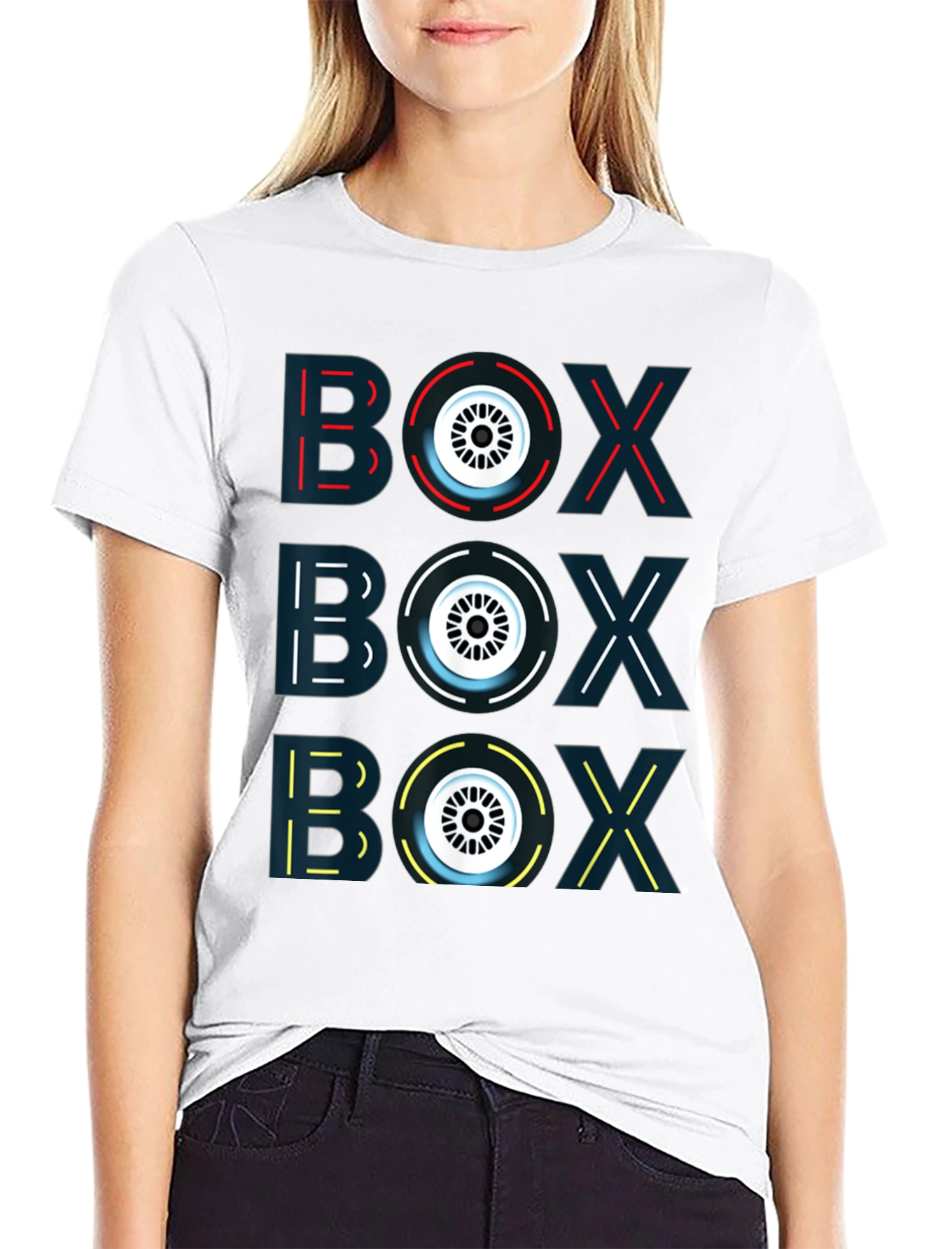 Box Racing T-Shirt - Graphic Print