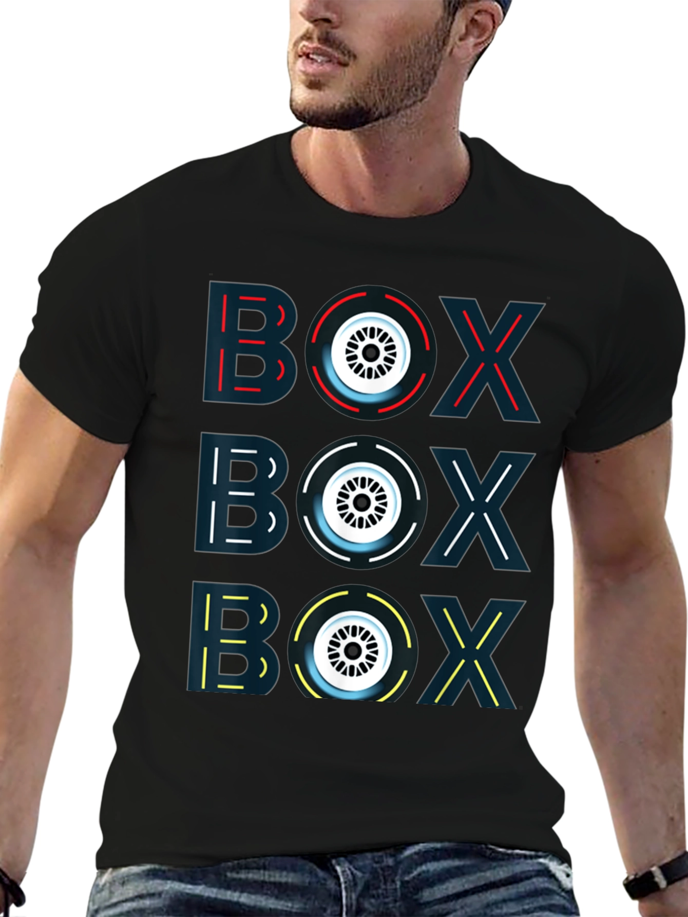 Box Racing T-Shirt - Graphic Print