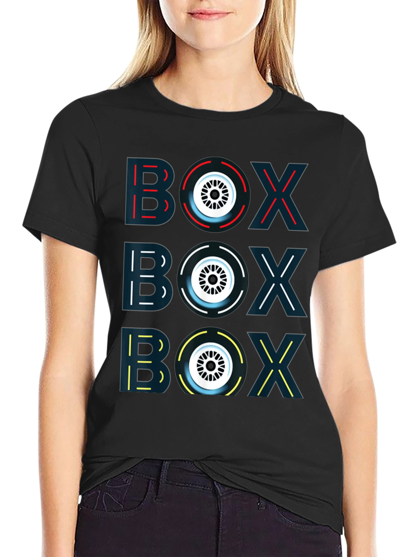 Box Racing T-Shirt - Graphic Print