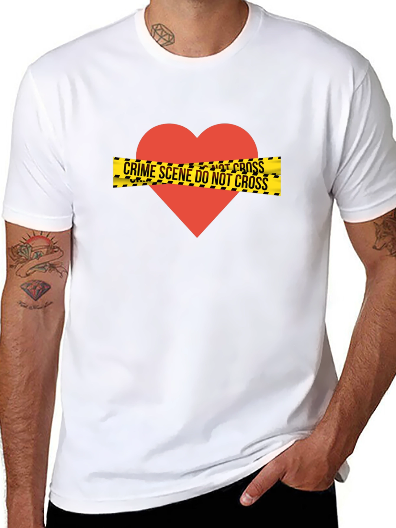 Crime Scene Heartbreak T-Shirt