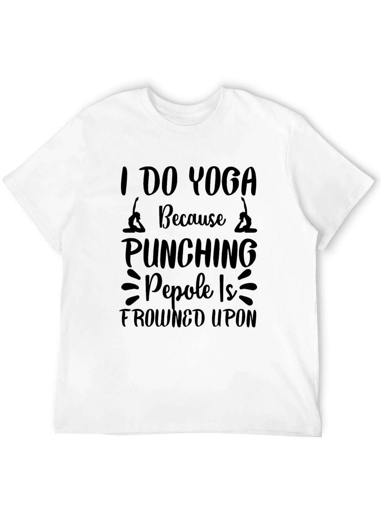 Yoga & Punching Graphic Tee