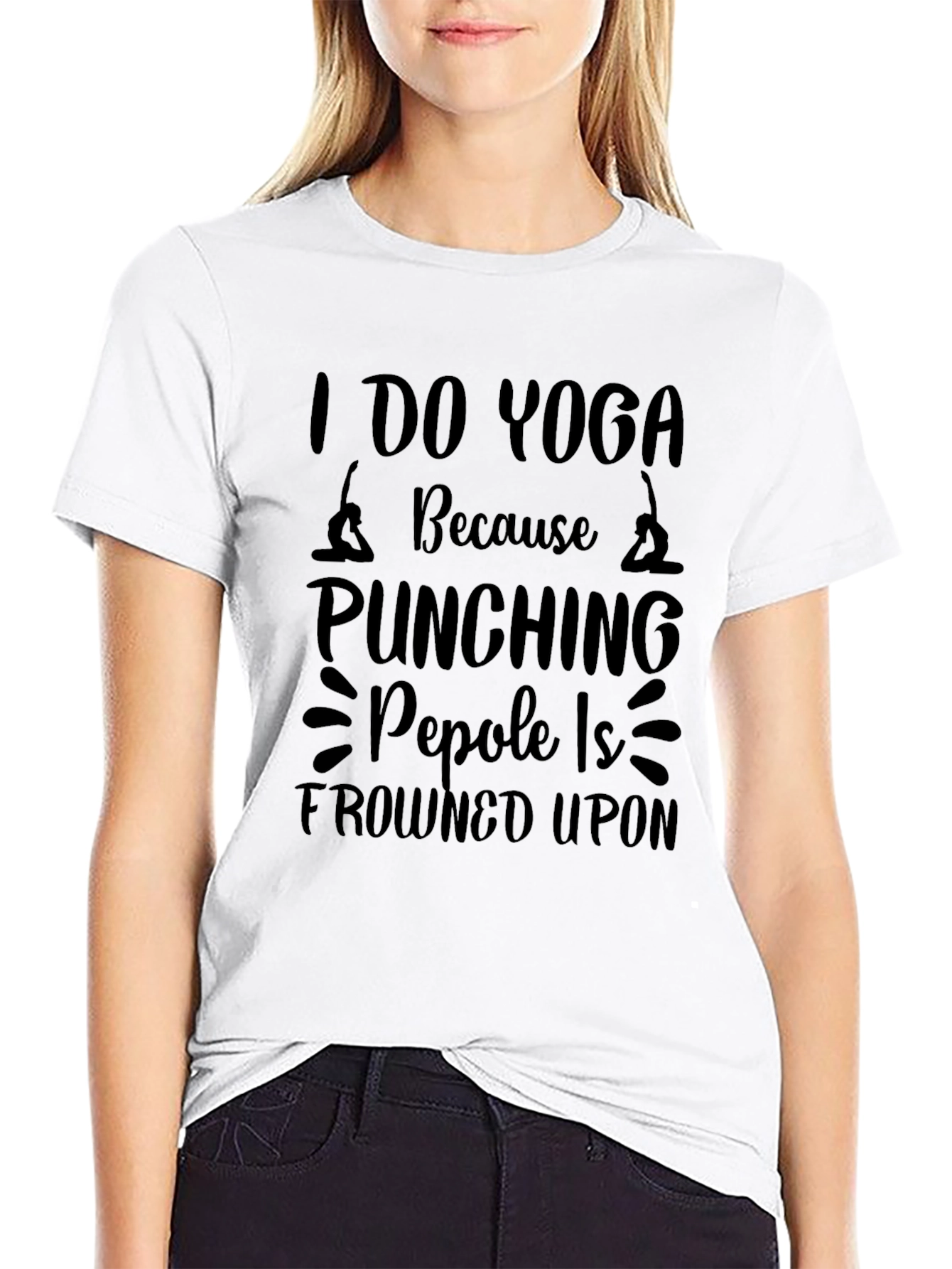 Yoga & Punching Graphic Tee