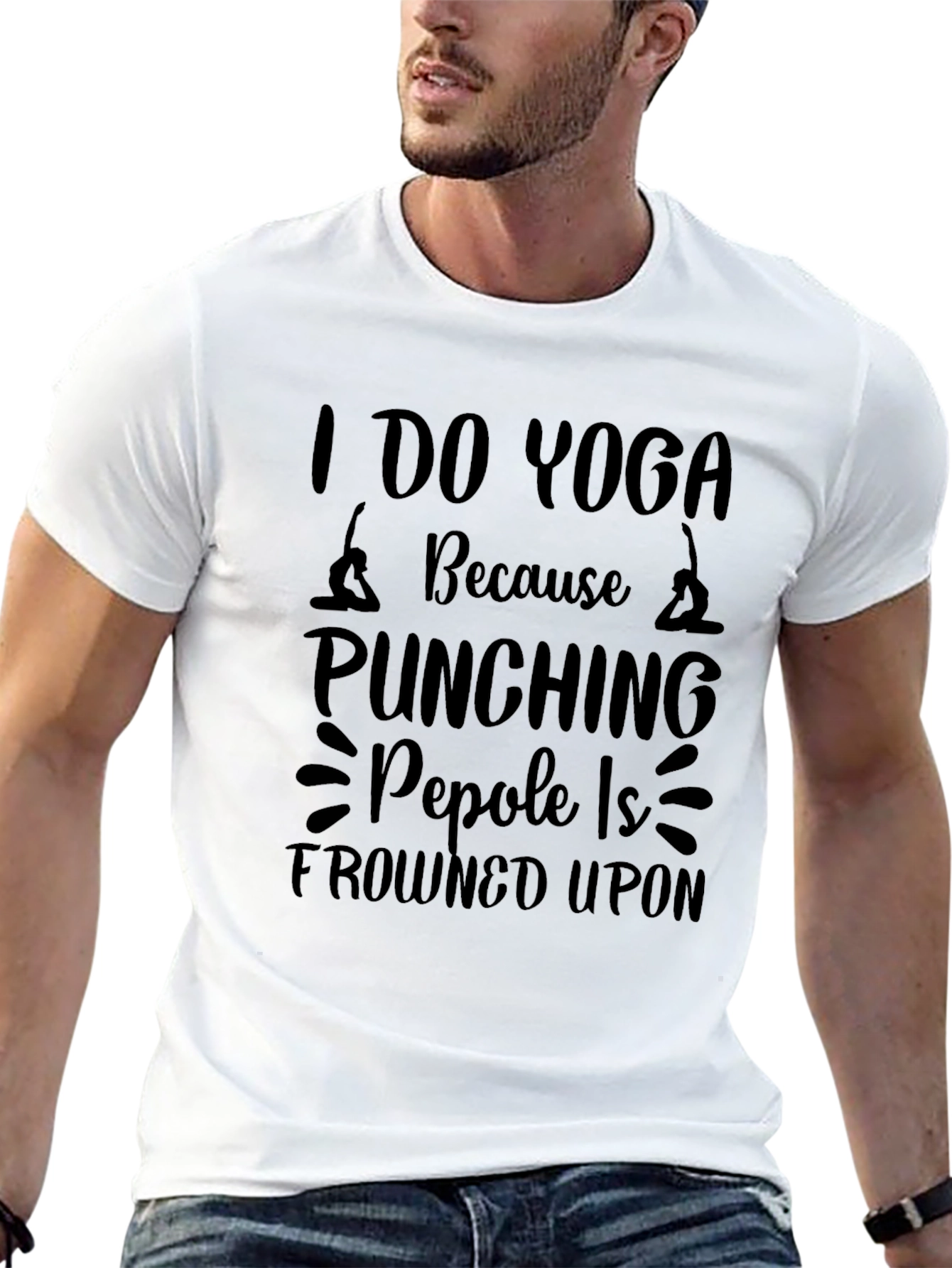 Yoga & Punching Graphic Tee