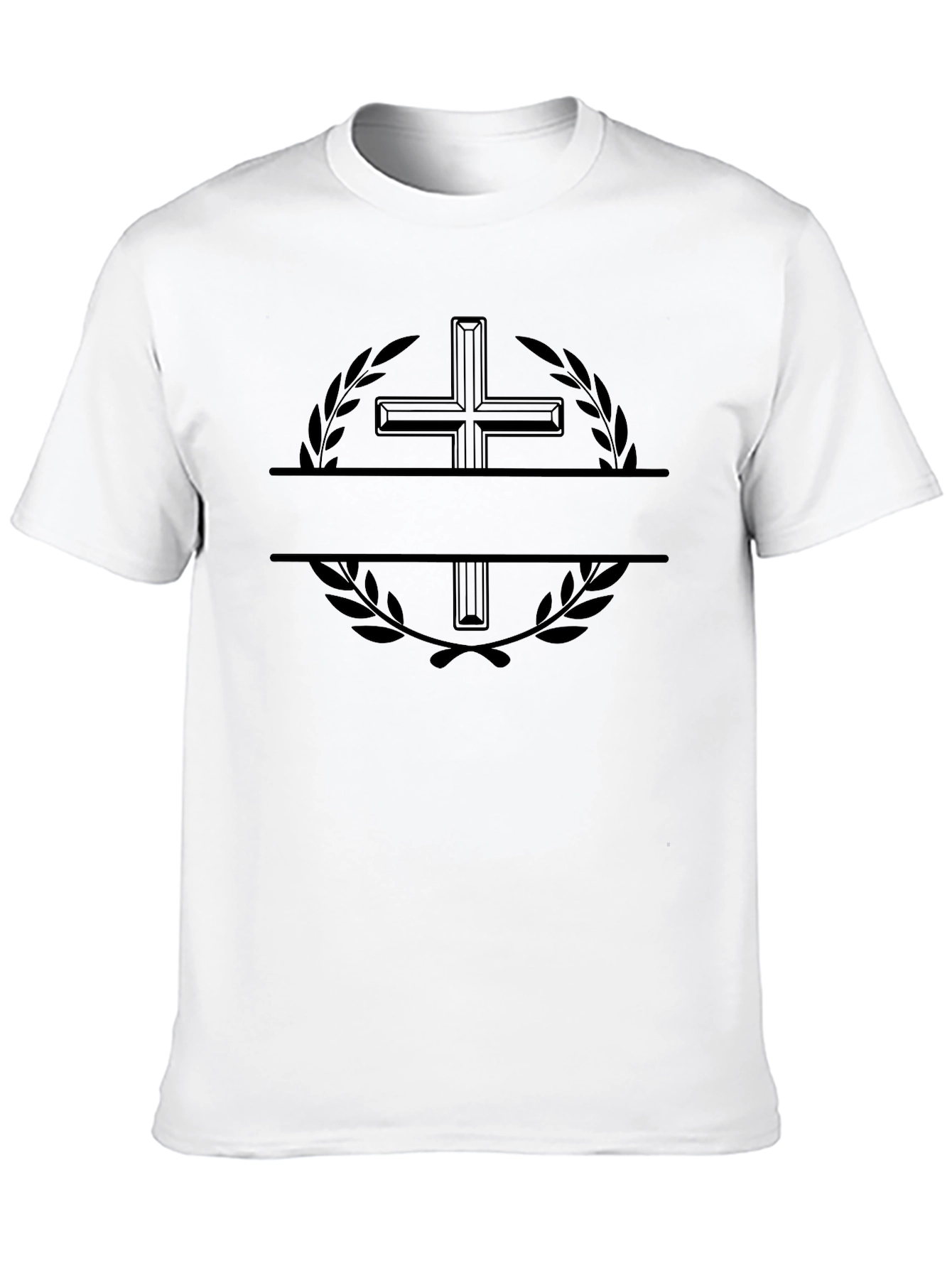 Cross & Laurel Black Graphic Tee