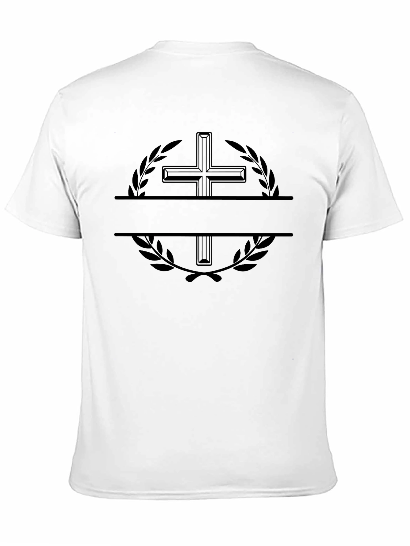 Cross & Laurel Black Graphic Tee