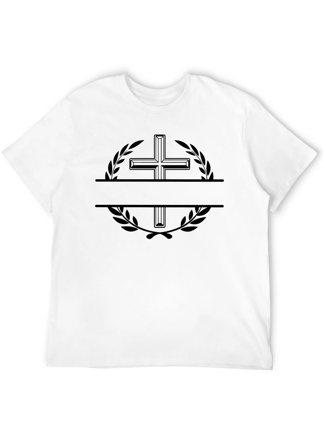 Cross & Laurel Black Graphic Tee