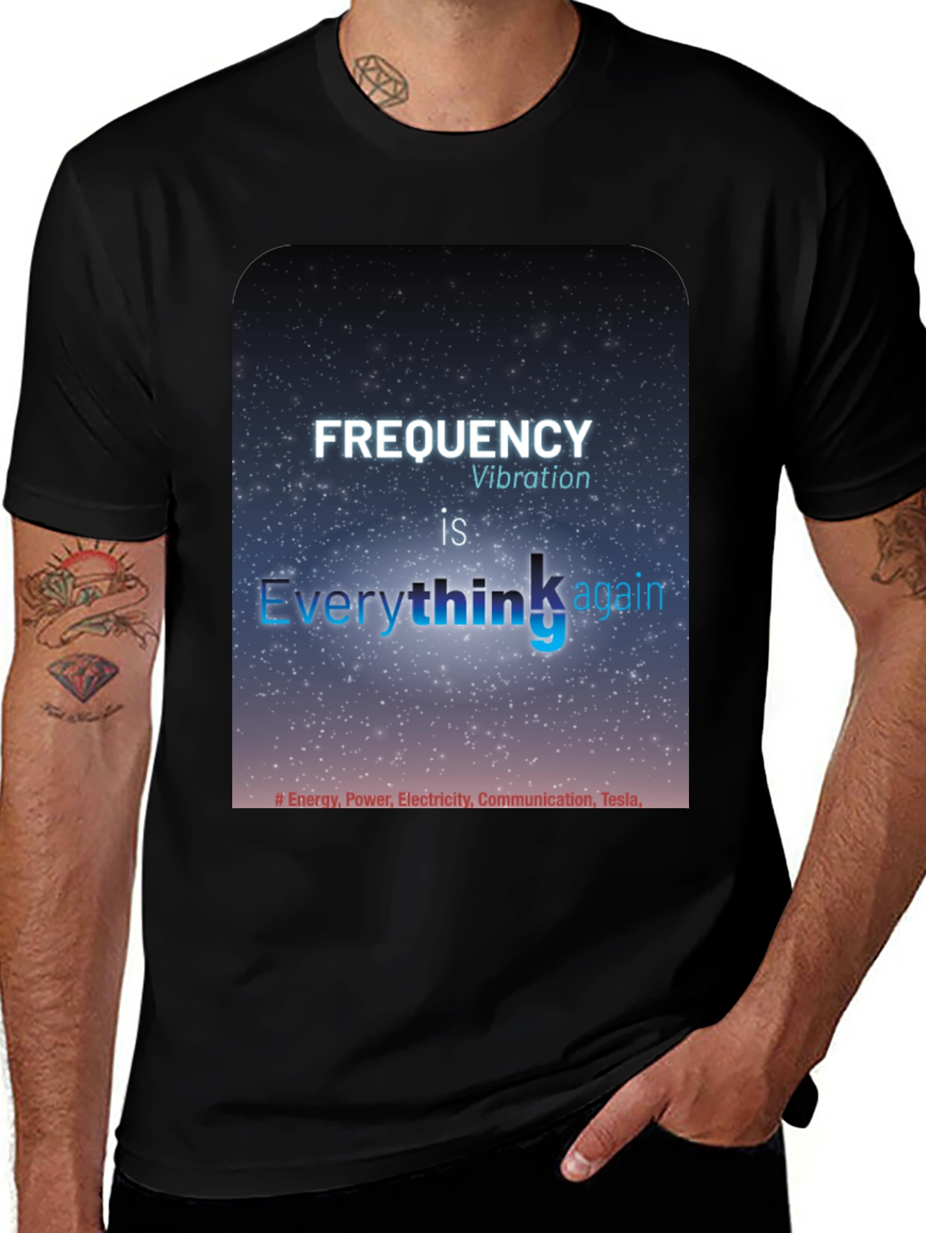 Frequency Vibration T-Shirt - Everything is Energy