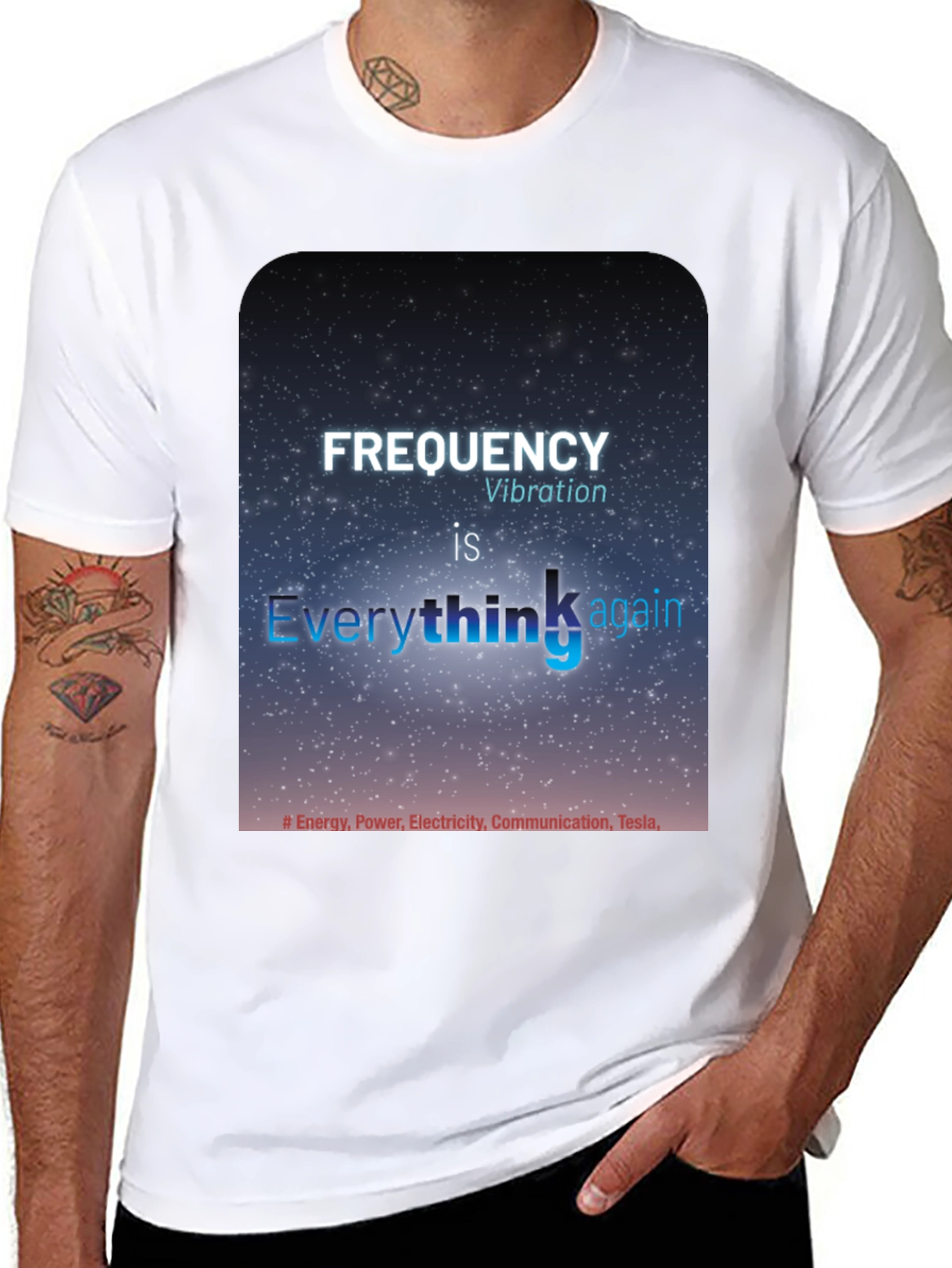 Frequency Vibration T-Shirt - Everything is Energy