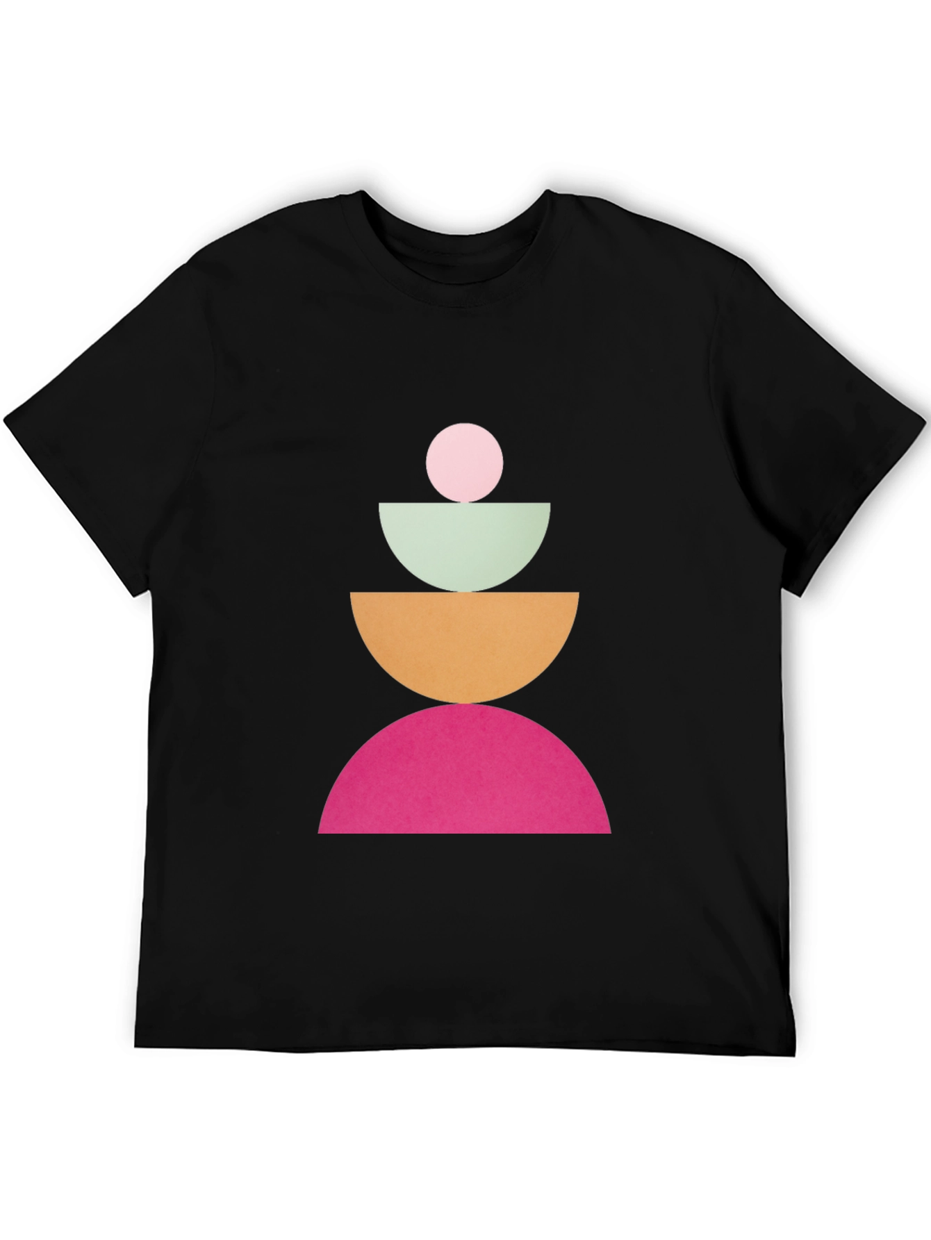 Geometric Totem Black T-Shirt
