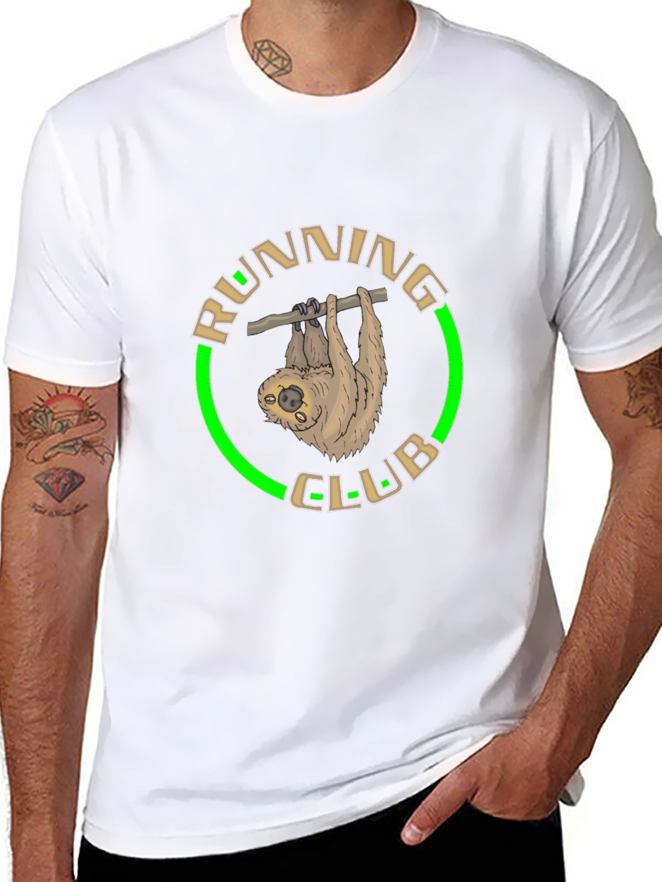 Sloth Running Club Graphic T-Shirt