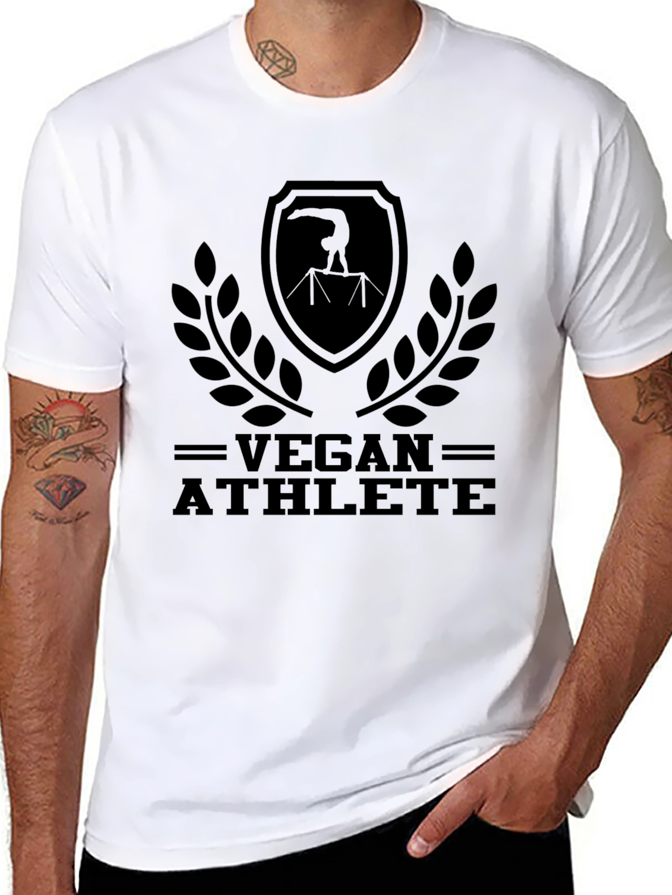 Vegan Athlete Gymnast T-Shirt